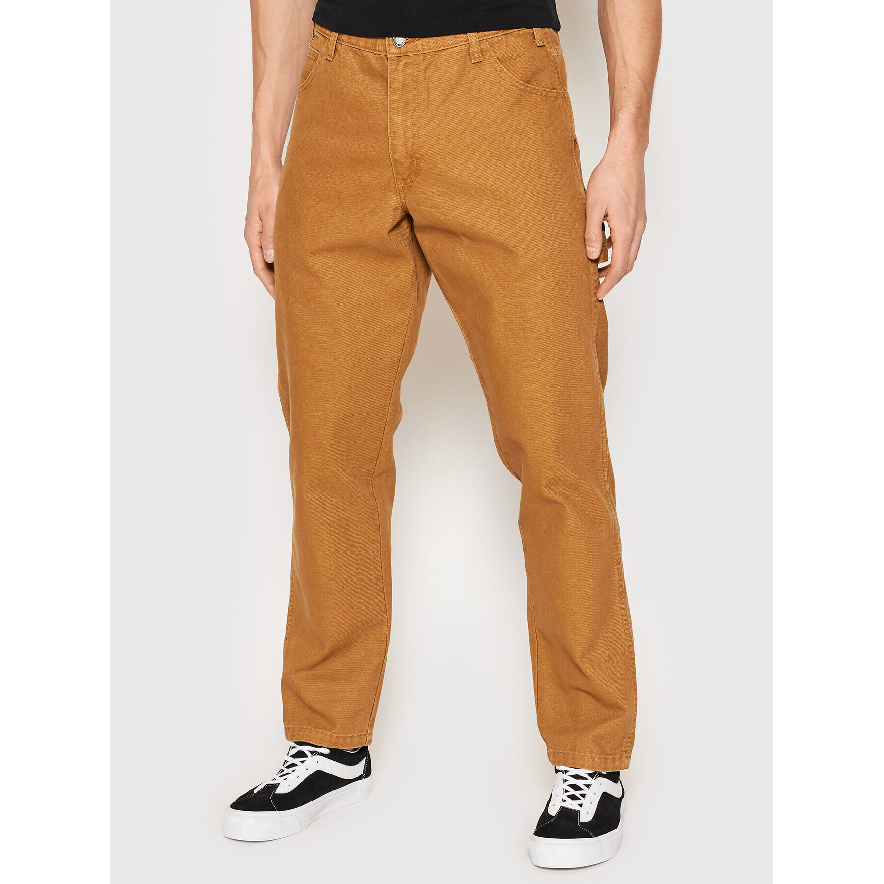 Dickies Kalhoty z materiálu Dc Carpenter DK0A4XIFC41 Hnědá Regular Fit - Pepit.cz