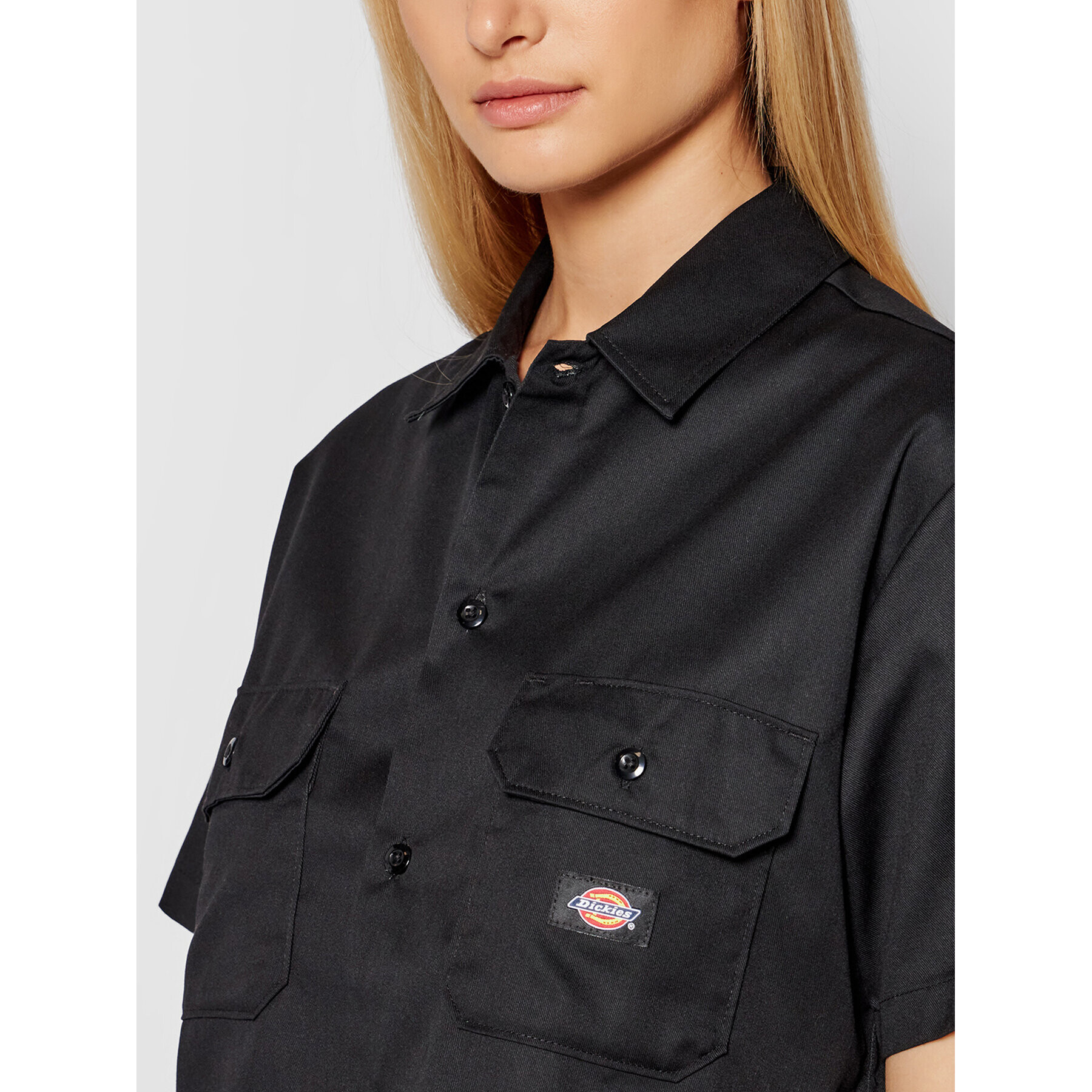 Dickies Košile Ss Work DK0A4XE1BLK Černá Regular Fit - Pepit.cz