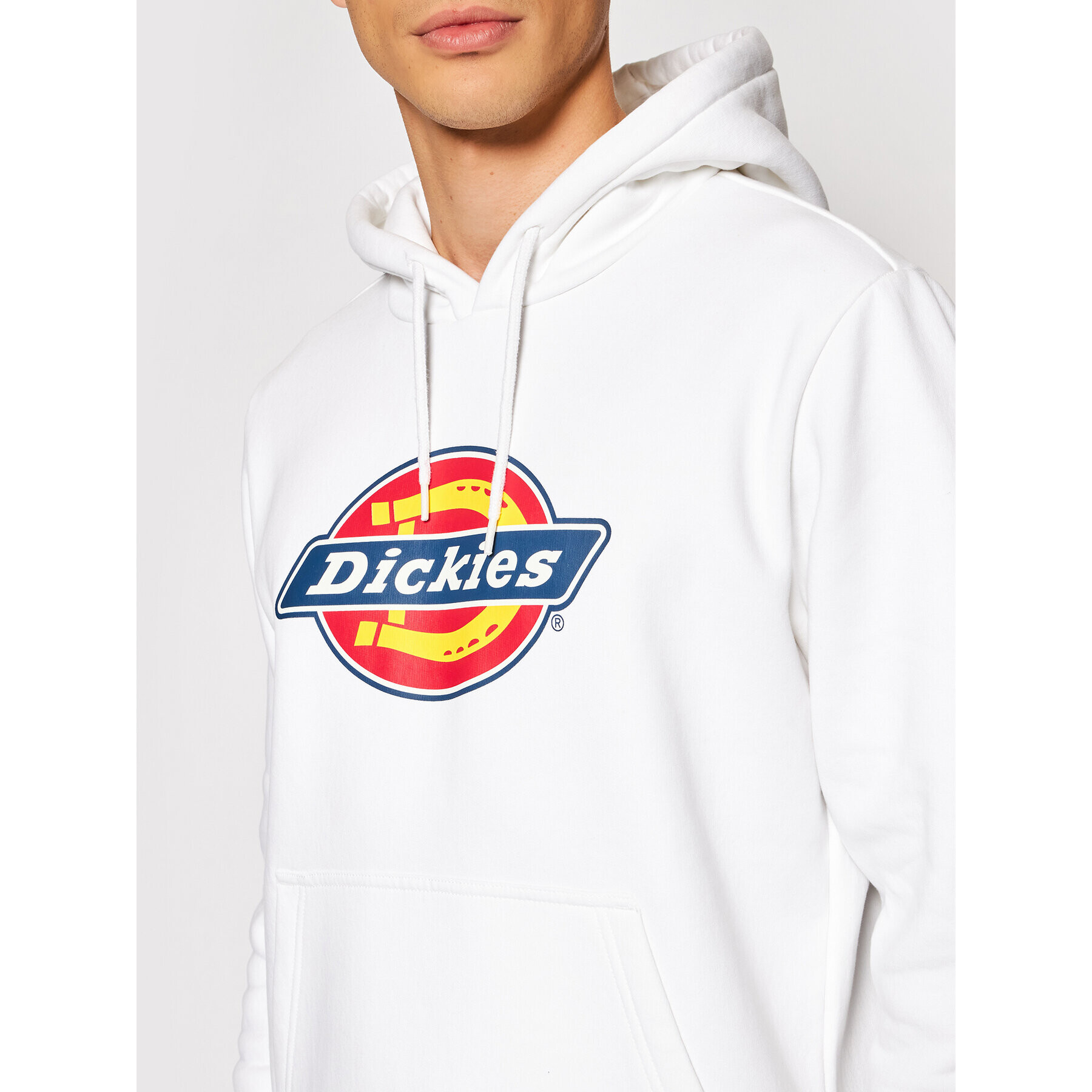 Dickies Mikina Icon Logo DK0A4XCB Bílá Regular Fit - Pepit.cz