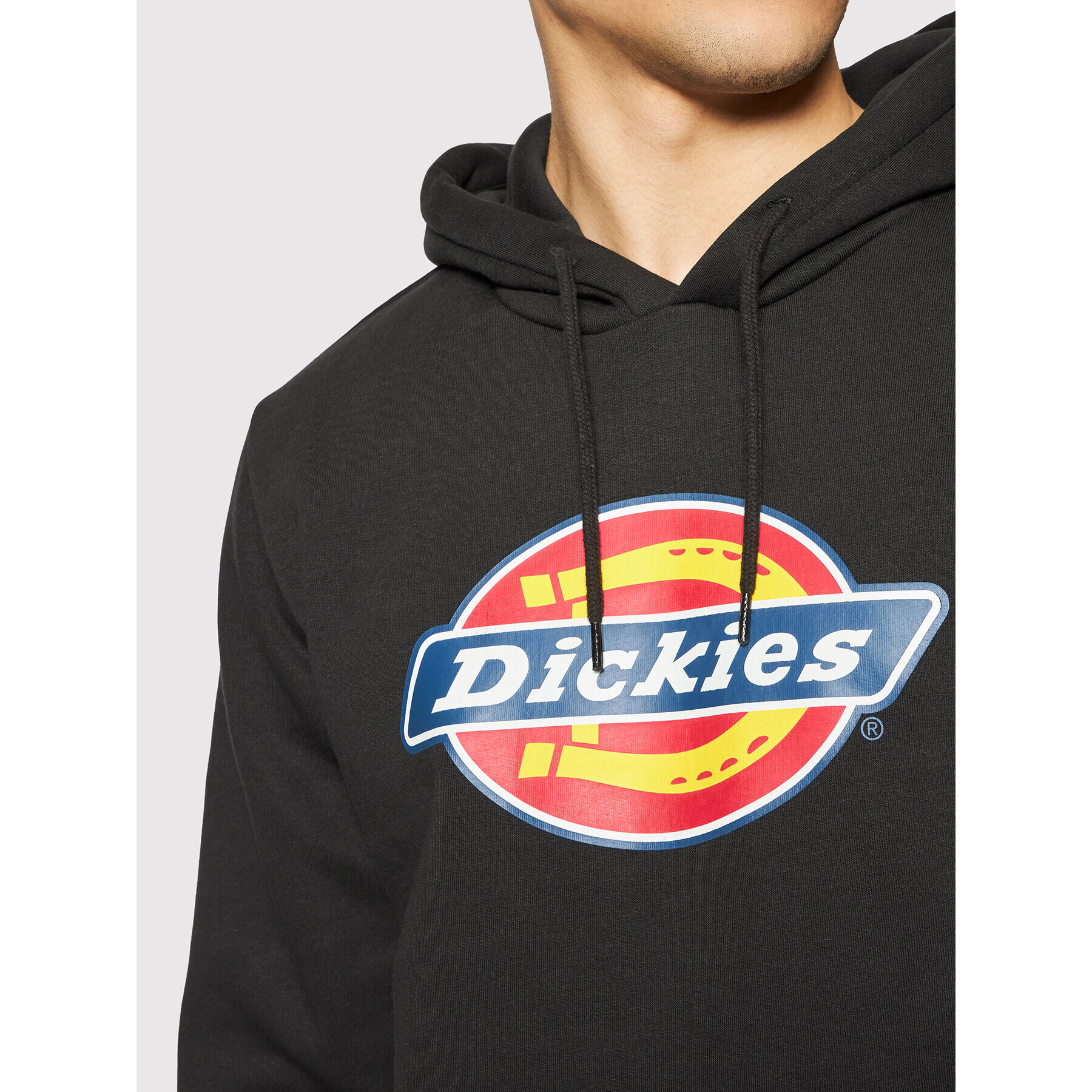 Dickies Mikina Icon Logo DK0A4XCBBLK Černá Regular Fit - Pepit.cz