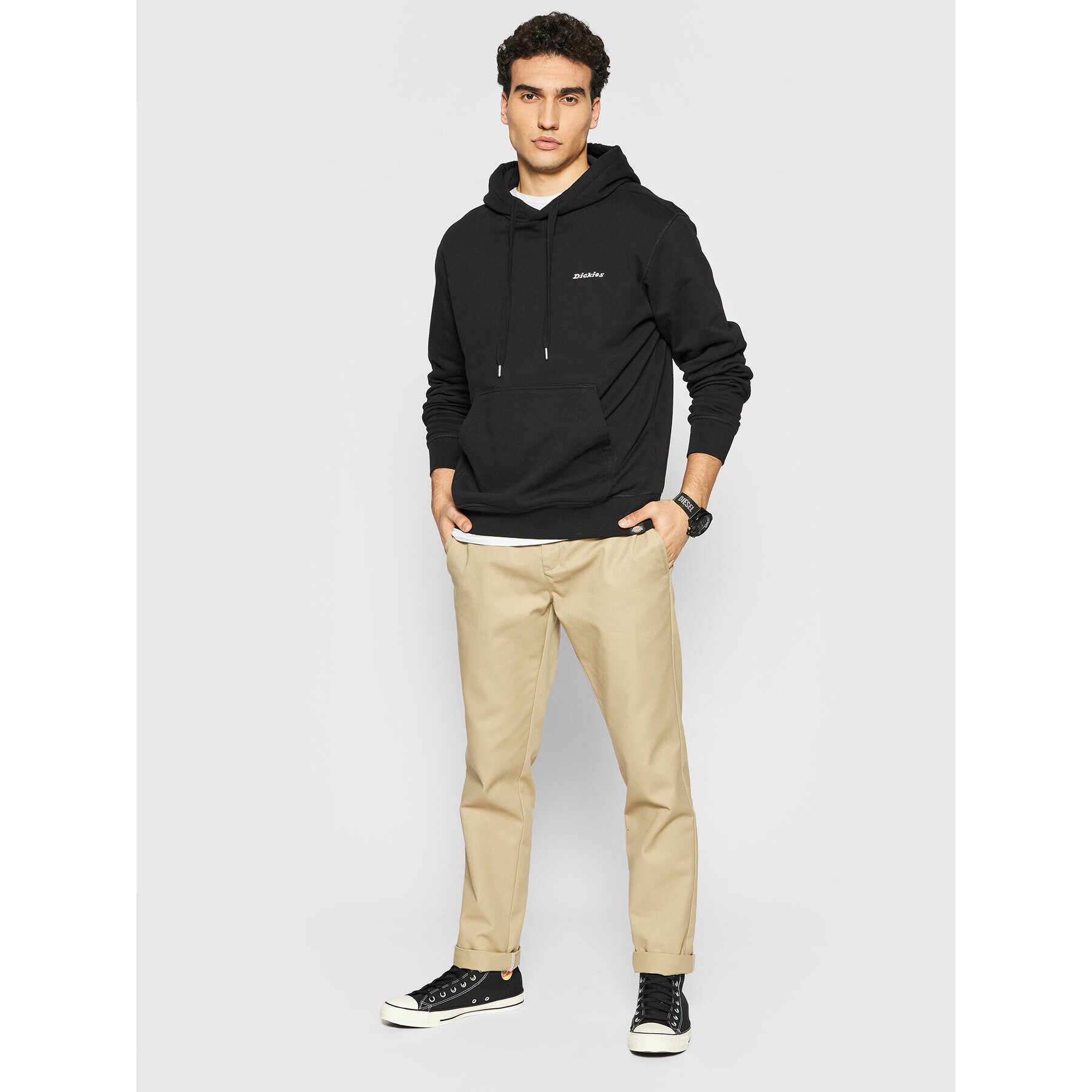 Dickies Mikina Loretto DK0A4XAFBLK Černá Regular Fit - Pepit.cz