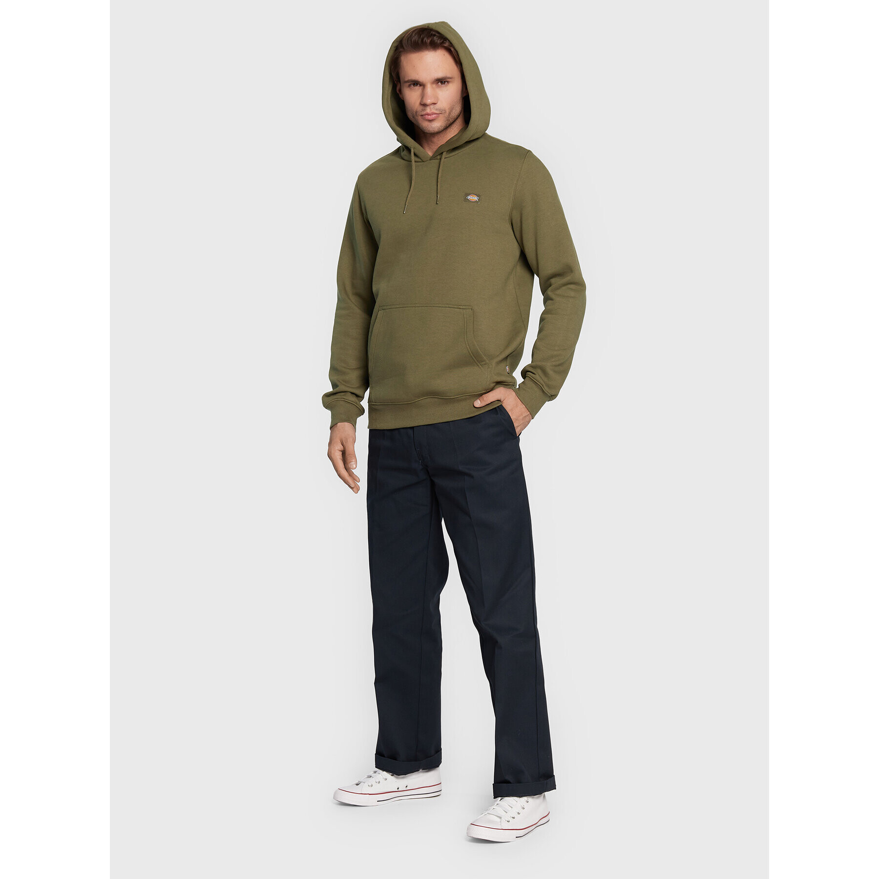 Dickies Mikina Oakport DK0A4XCDMGR Zelená Regular Fit - Pepit.cz