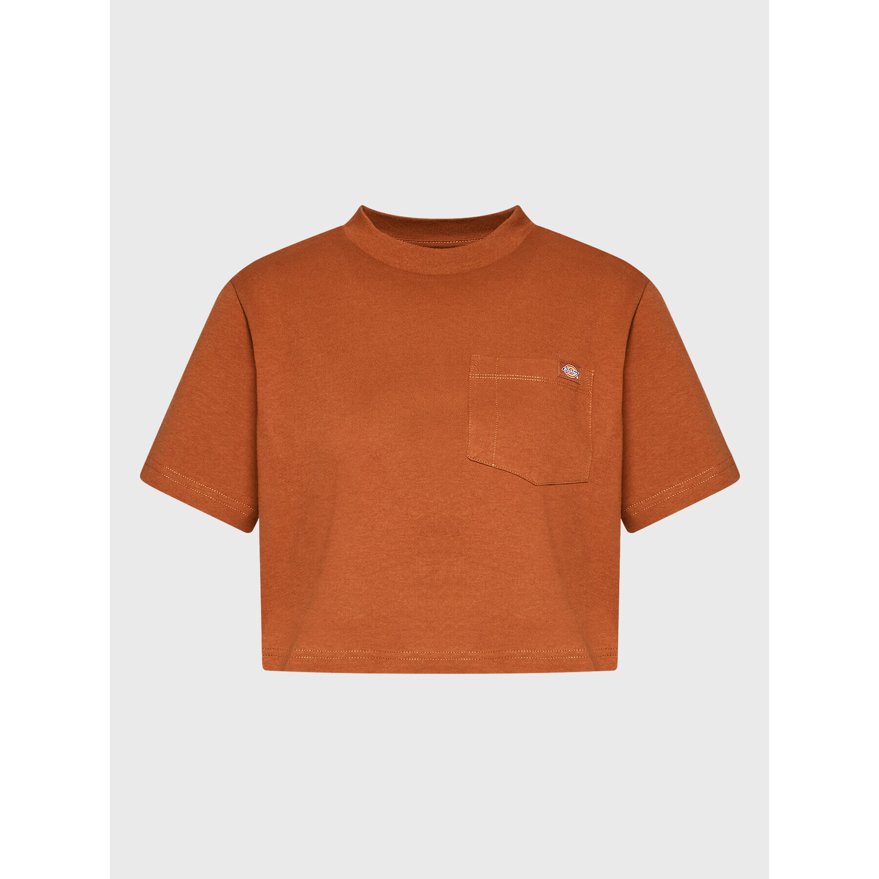 Dickies T-Shirt Porterdale DK0A4XDEIEX Hnědá Relaxed Fit - Pepit.cz