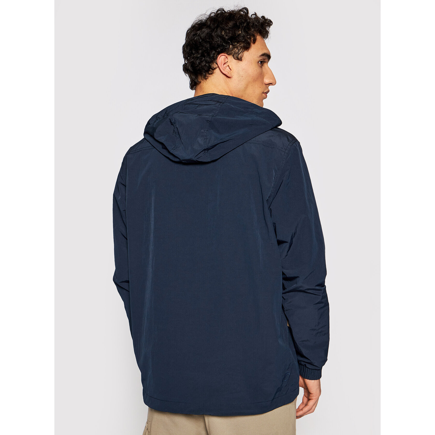 Didriksons Bunda anorak Vilmer 503654 Tmavomodrá Relaxed Fit - Pepit.cz