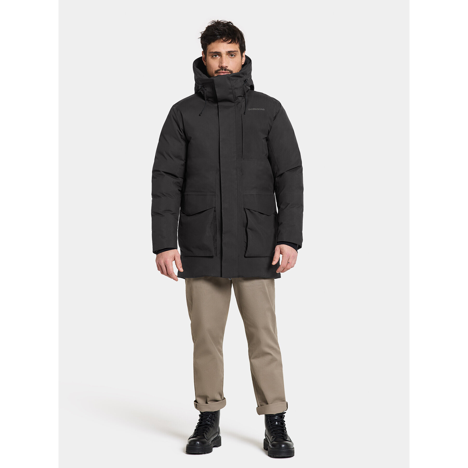 Didriksons Parka Akilles Usx Parka 504913 Černá Regular Fit - Pepit.cz