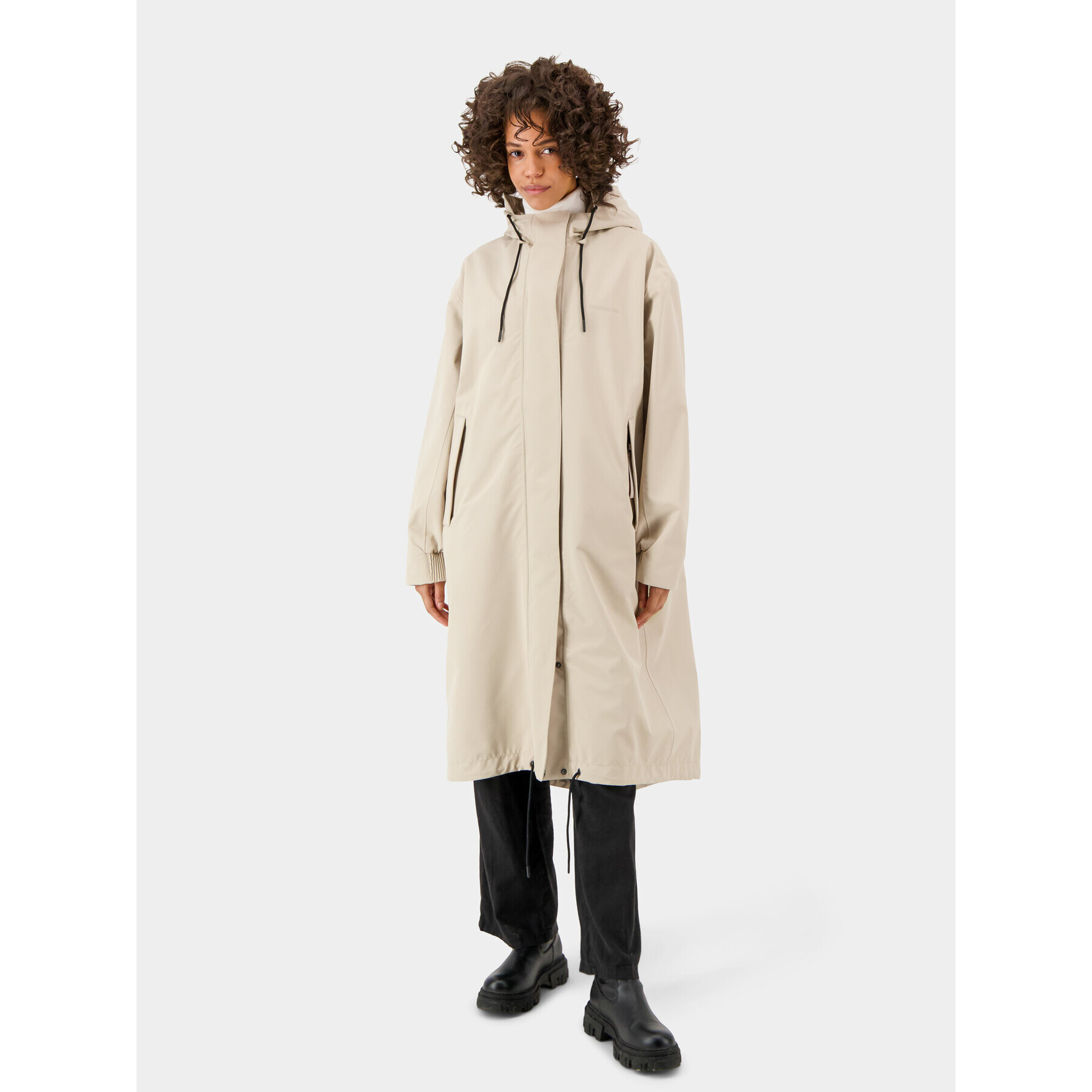 Didriksons Parka Alice 504680 Béžová Oversize - Pepit.cz