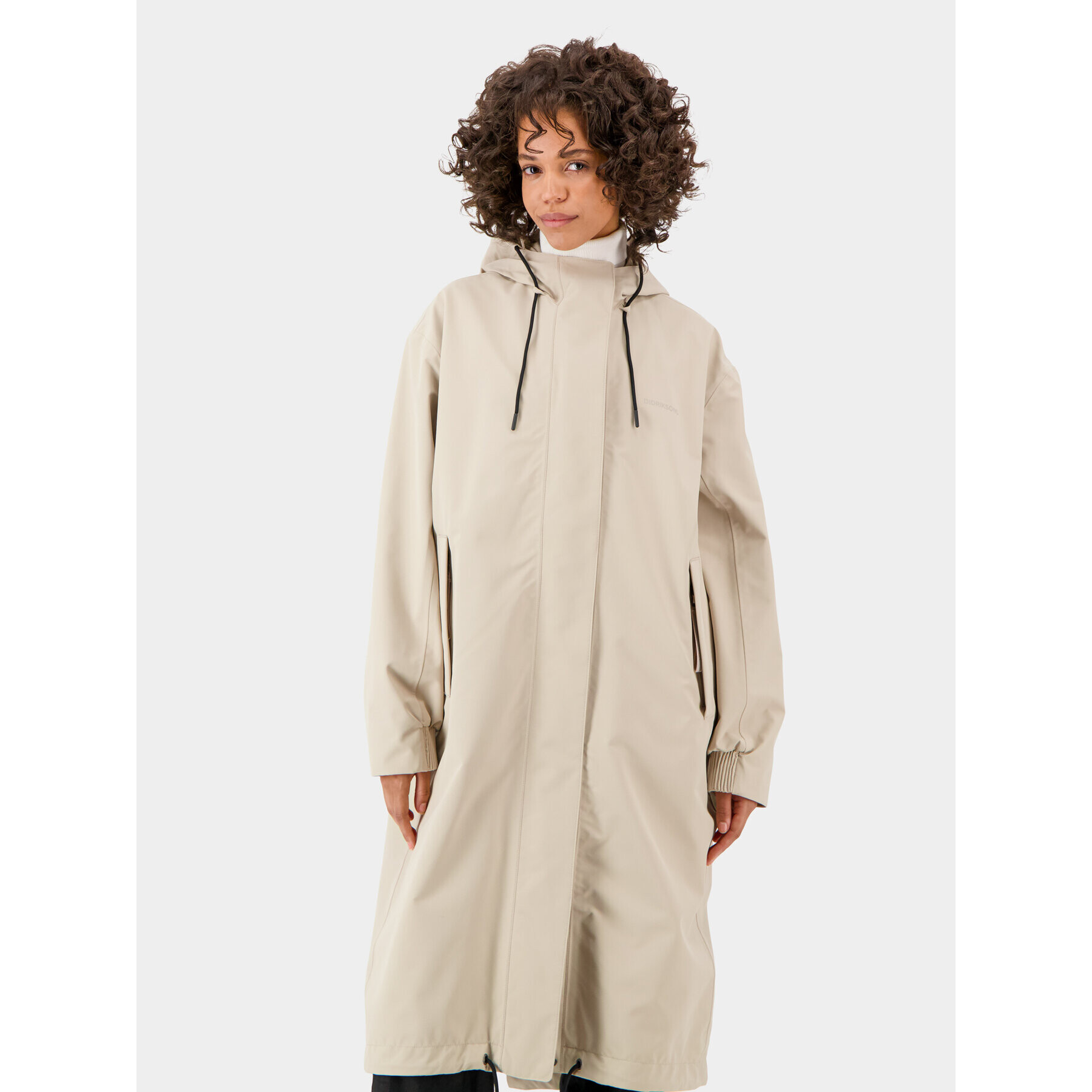 Didriksons Parka Alice 504680 Béžová Oversize - Pepit.cz