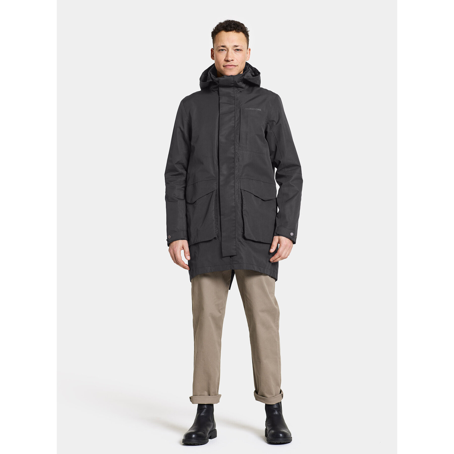 Didriksons Parka Andreas Usx Parka 505085 Černá Standard Fit - Pepit.cz