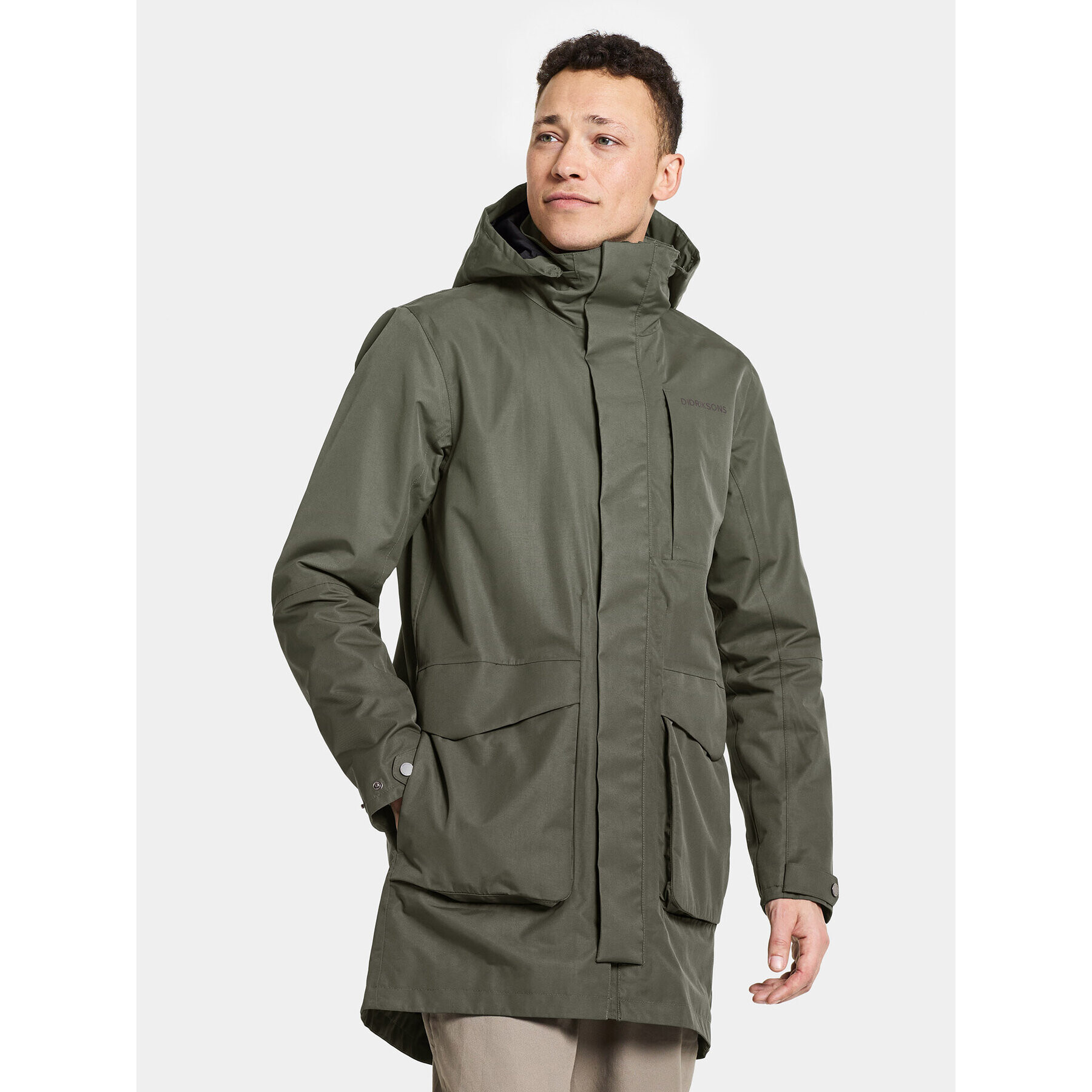 Didriksons Parka Andreas Usx Parka 505085 Zelená Standard Fit - Pepit.cz