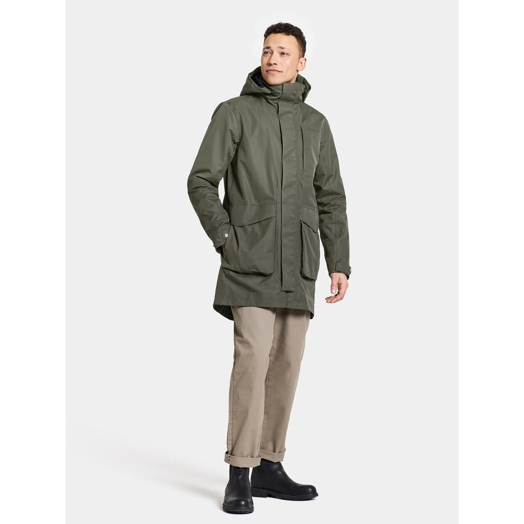 Didriksons Parka Andreas Usx Parka 505085 Zelená Standard Fit - Pepit.cz