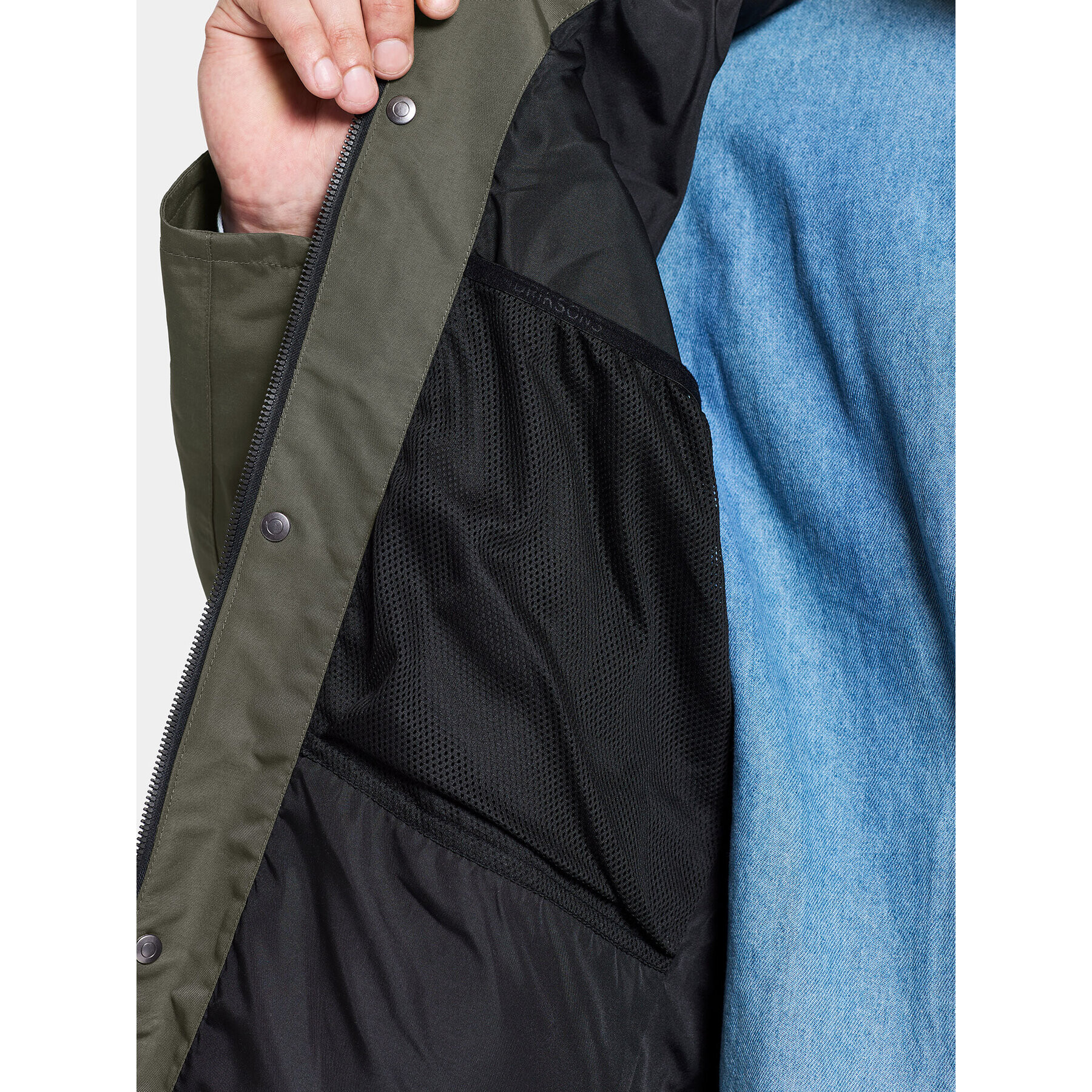 Didriksons Parka Andreas Usx Parka 505085 Zelená Standard Fit - Pepit.cz