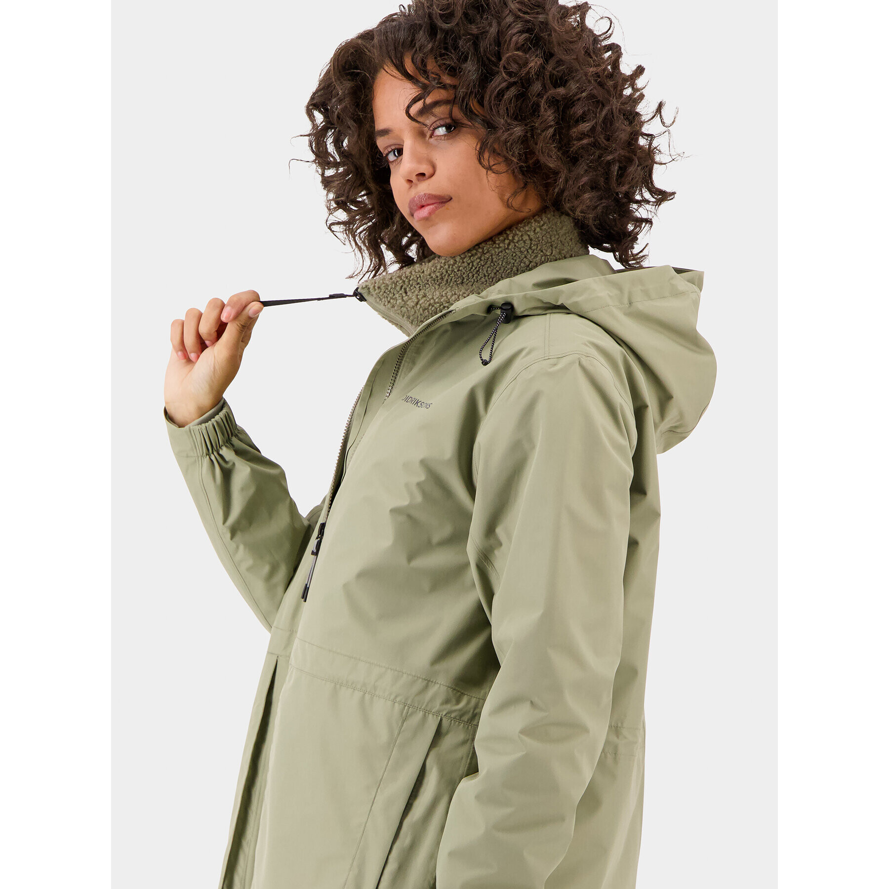 Didriksons Parka Bella 504648 Zelená Regular Fit - Pepit.cz