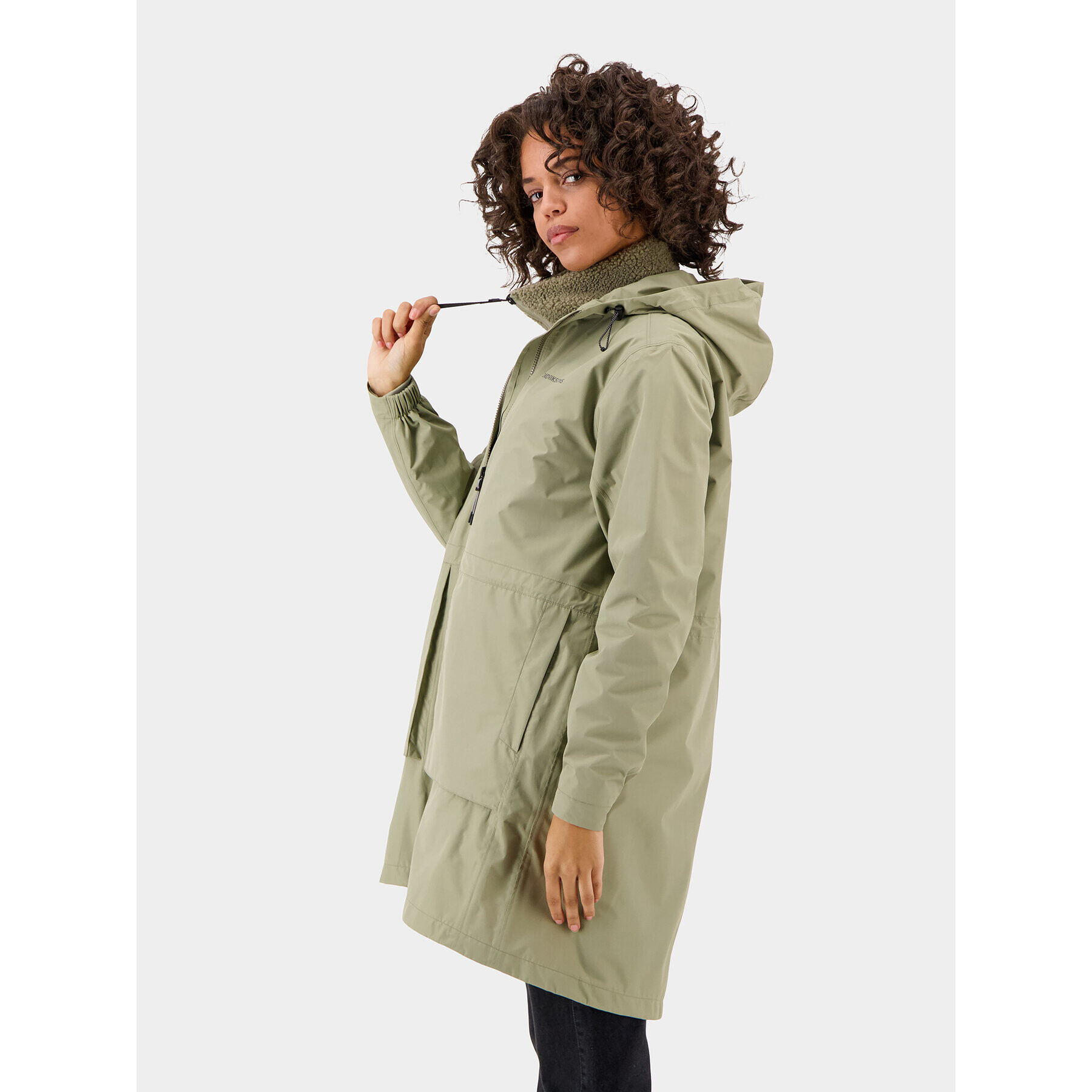 Didriksons Parka Bella 504648 Zelená Regular Fit - Pepit.cz