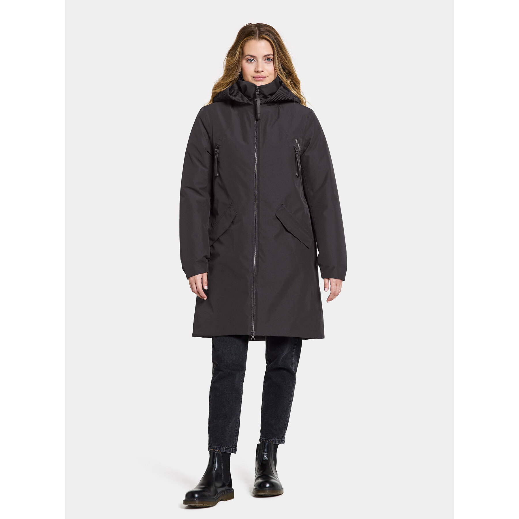 Didriksons Parka Bente Wns Parka 504921 Černá Regular Fit - Pepit.cz