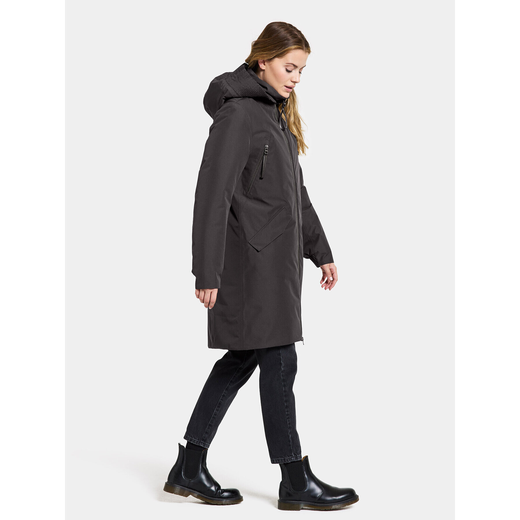 Didriksons Parka Bente Wns Parka 504921 Černá Regular Fit - Pepit.cz