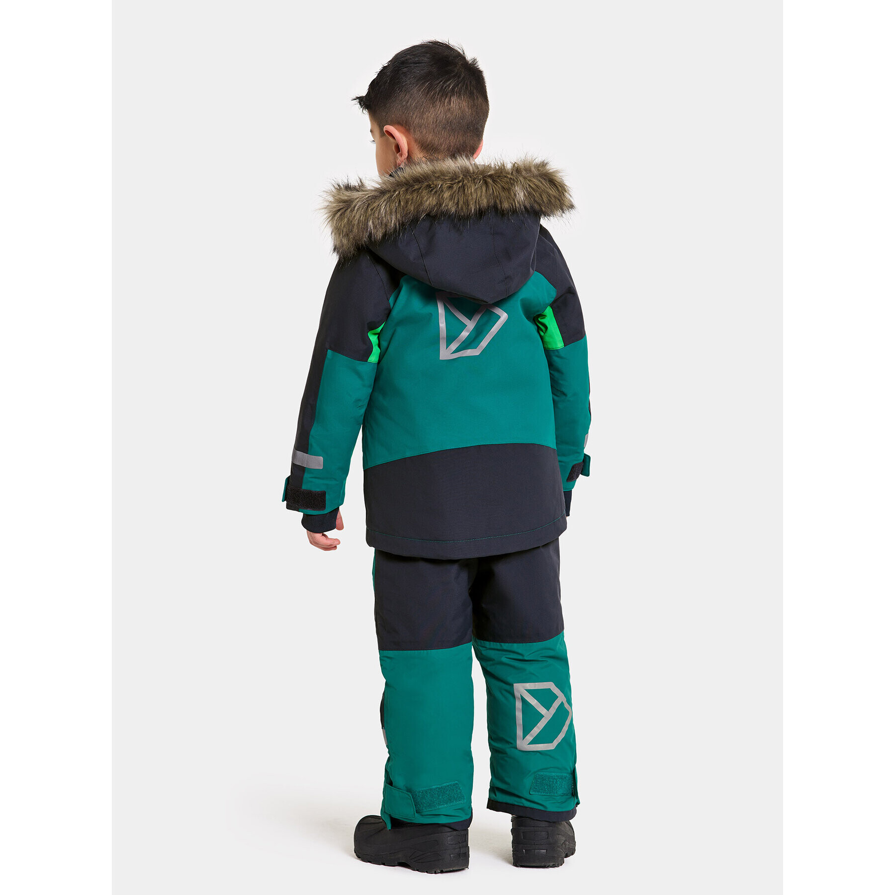 Didriksons Parka Bjärven Kids Parka 2 504898 Zelená - Pepit.cz