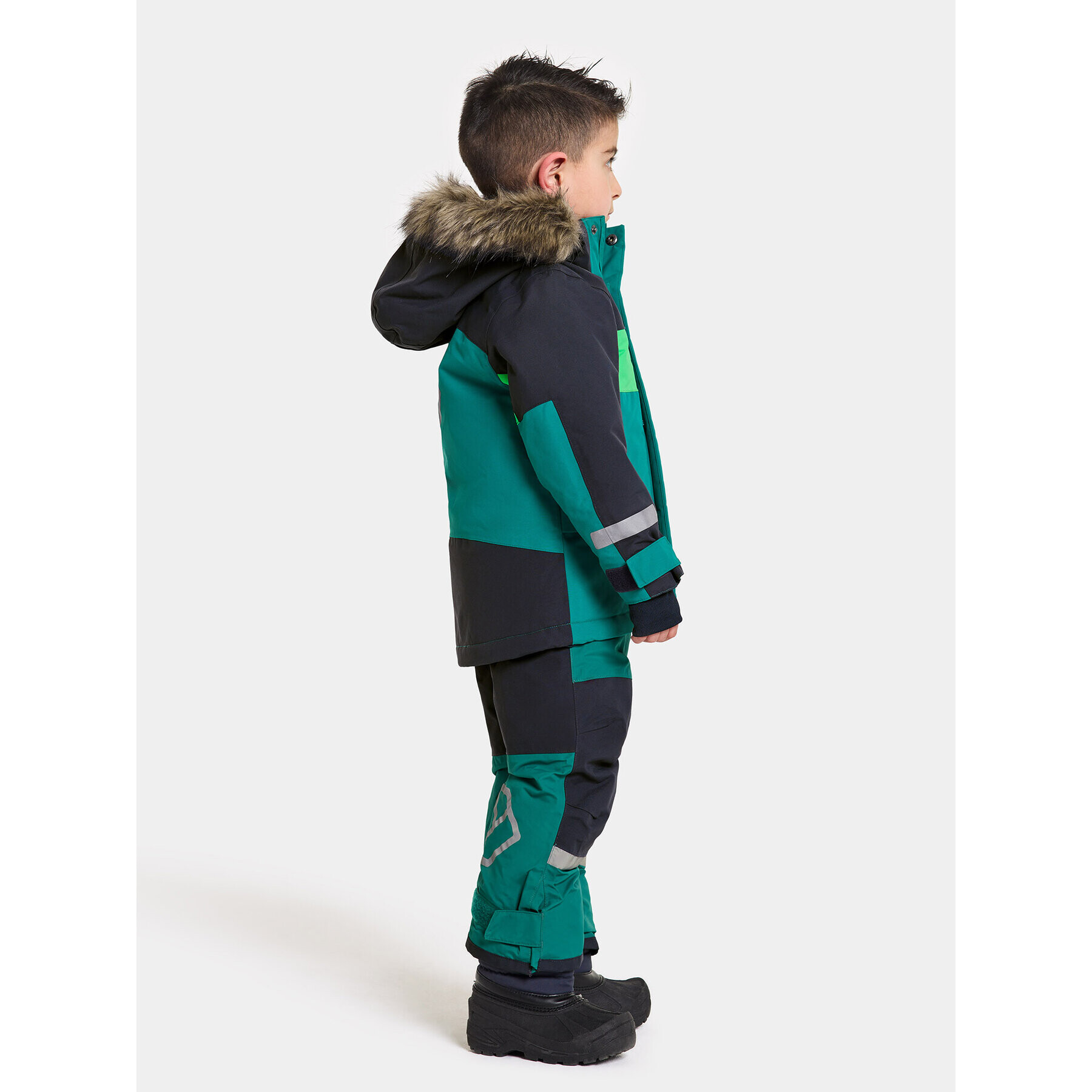 Didriksons Parka Bjärven Kids Parka 2 504898 Zelená - Pepit.cz