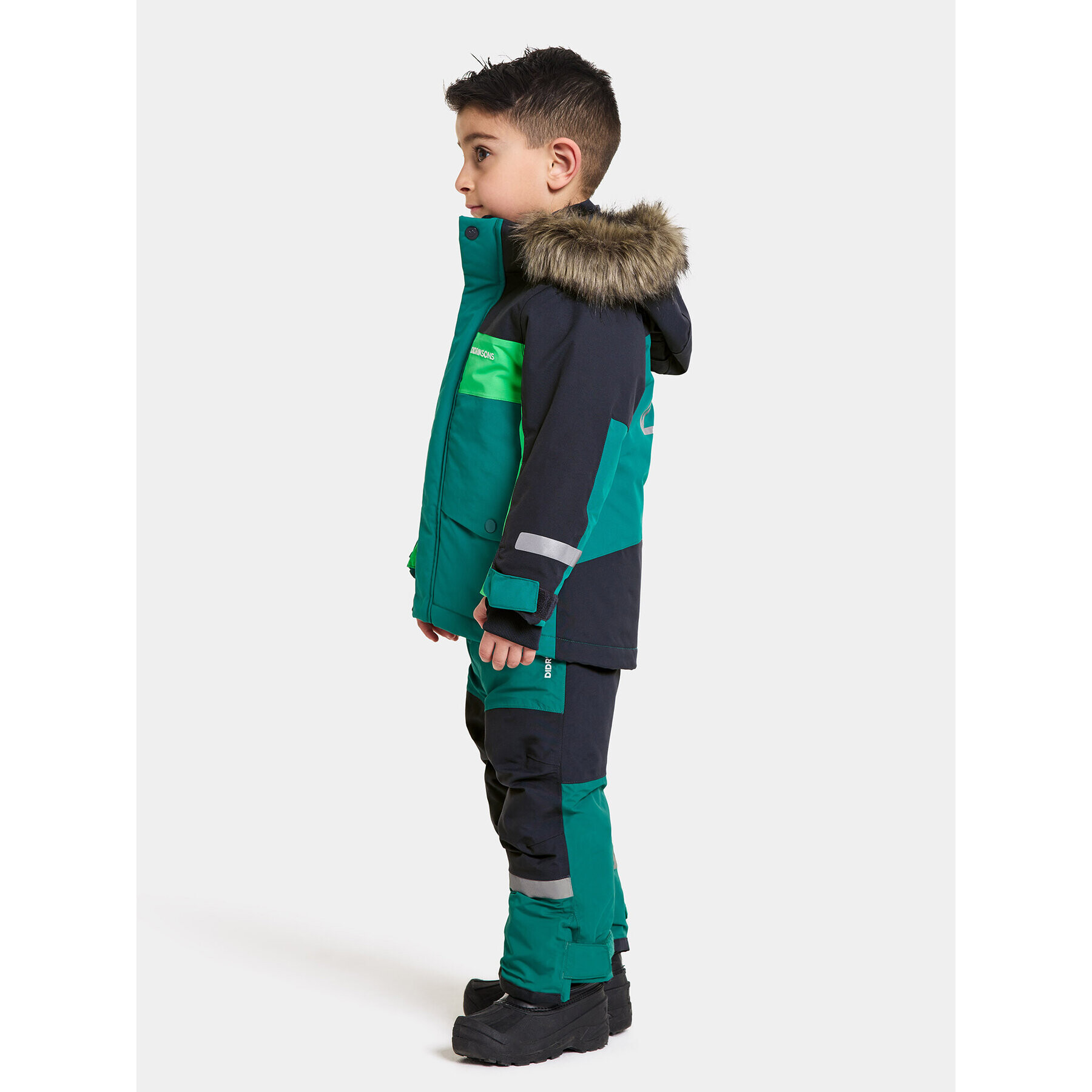 Didriksons Parka Bjärven Kids Parka 2 504898 Zelená - Pepit.cz