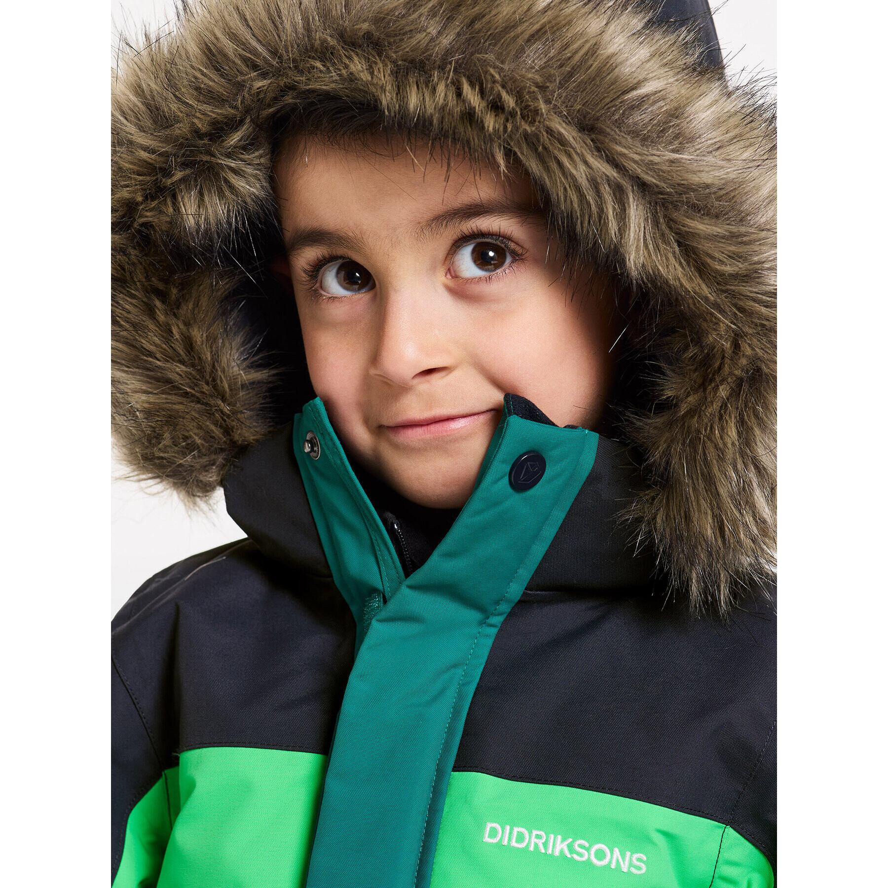 Didriksons Parka Bjärven Kids Parka 2 504898 Zelená - Pepit.cz