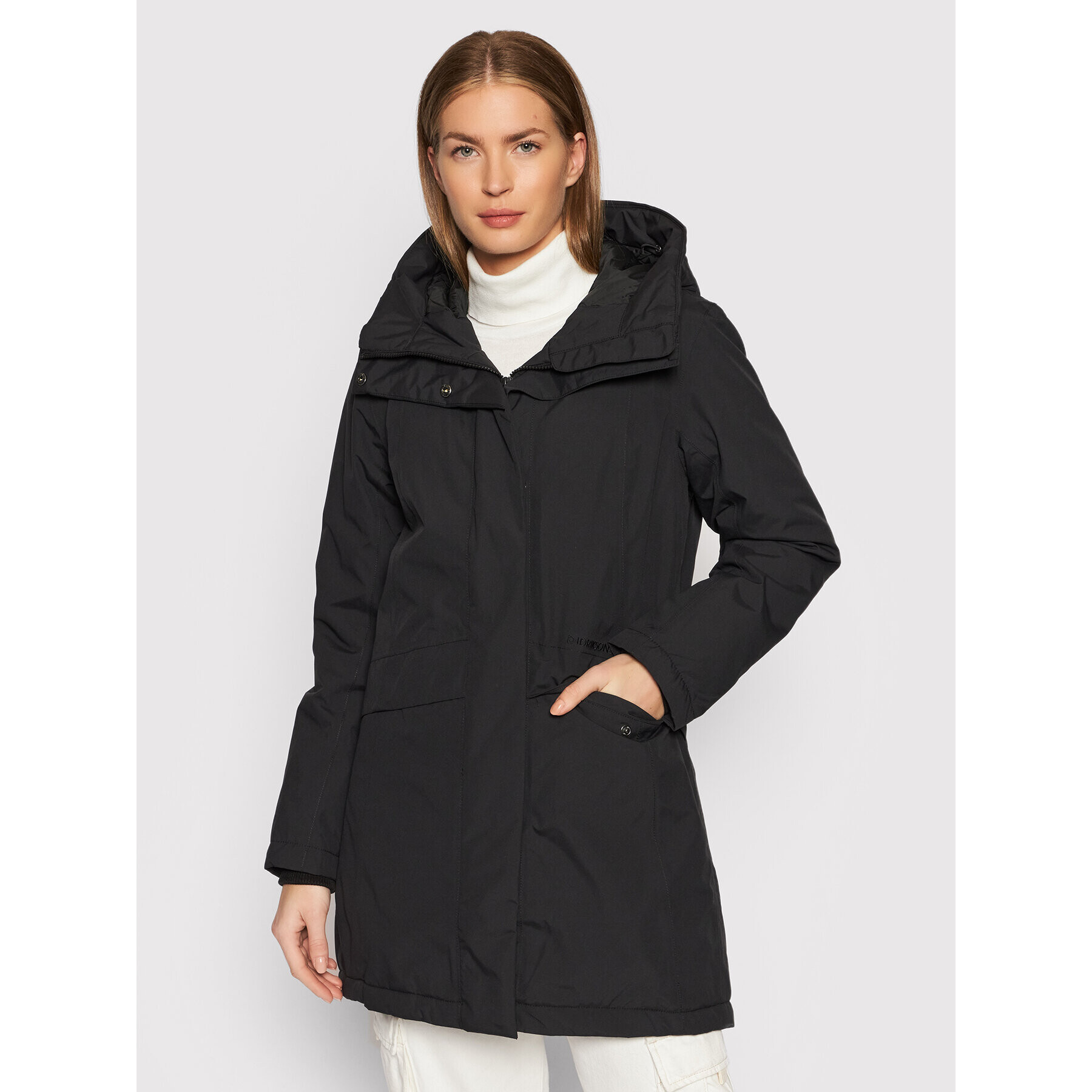 Didriksons Parka Cajsa 503908 Černá Regular Fit - Pepit.cz