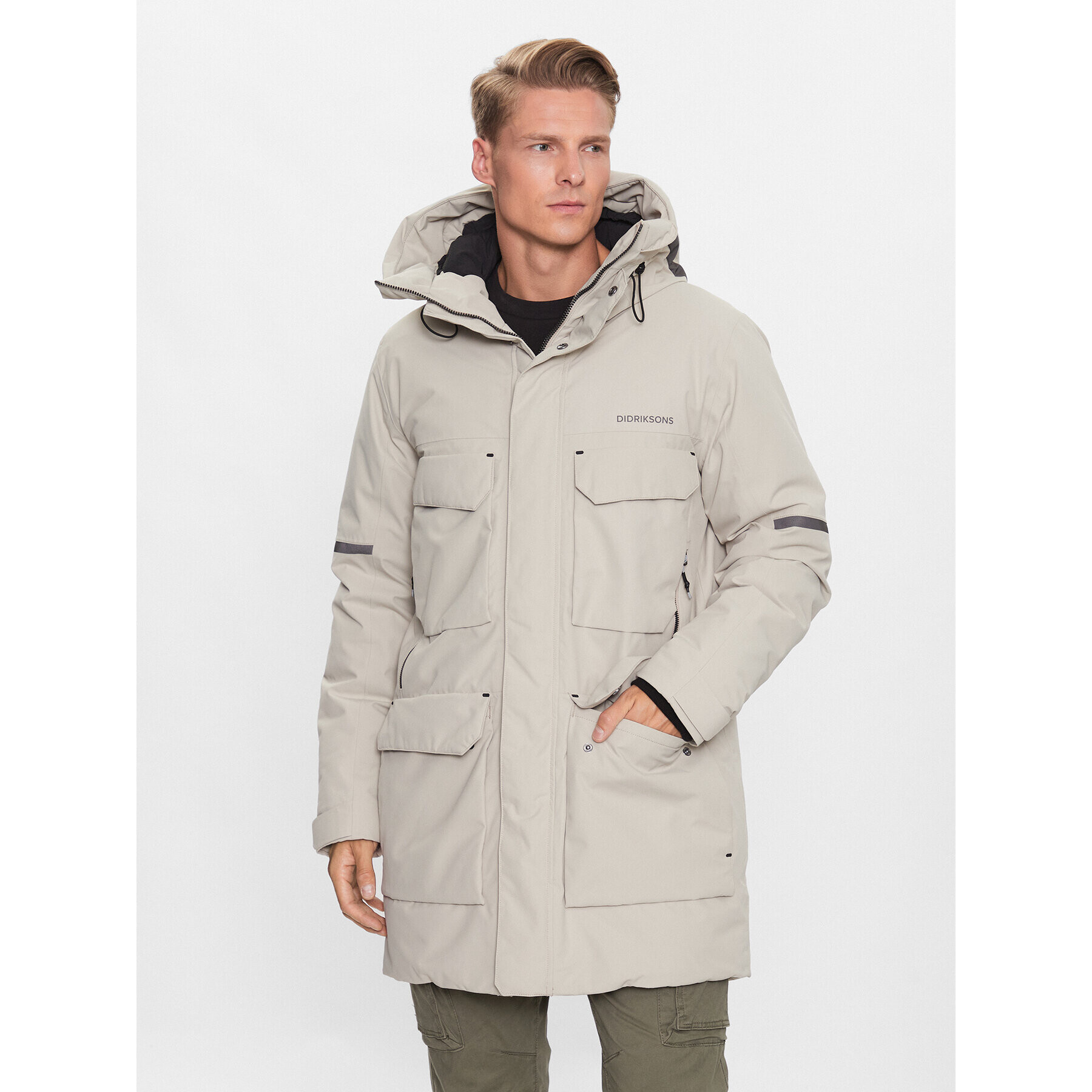 Didriksons Parka Drew 504252 Béžová Regular Fit - Pepit.cz