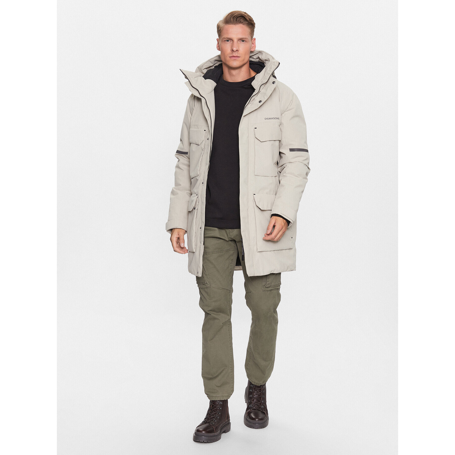 Didriksons Parka Drew 504252 Béžová Regular Fit - Pepit.cz