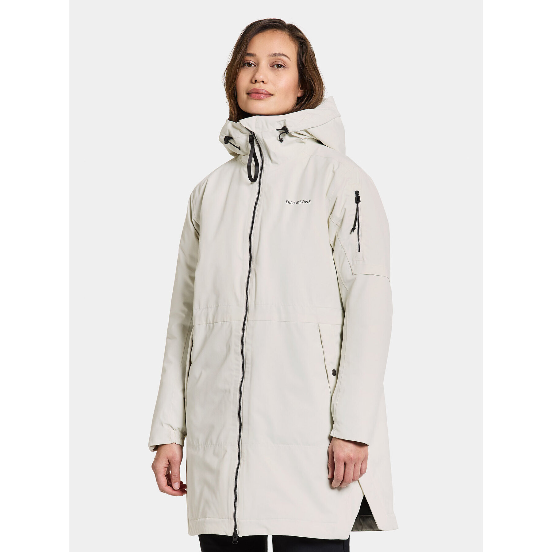 Didriksons Parka Ella Wns Parka 2 504835 Bílá Regular Fit - Pepit.cz