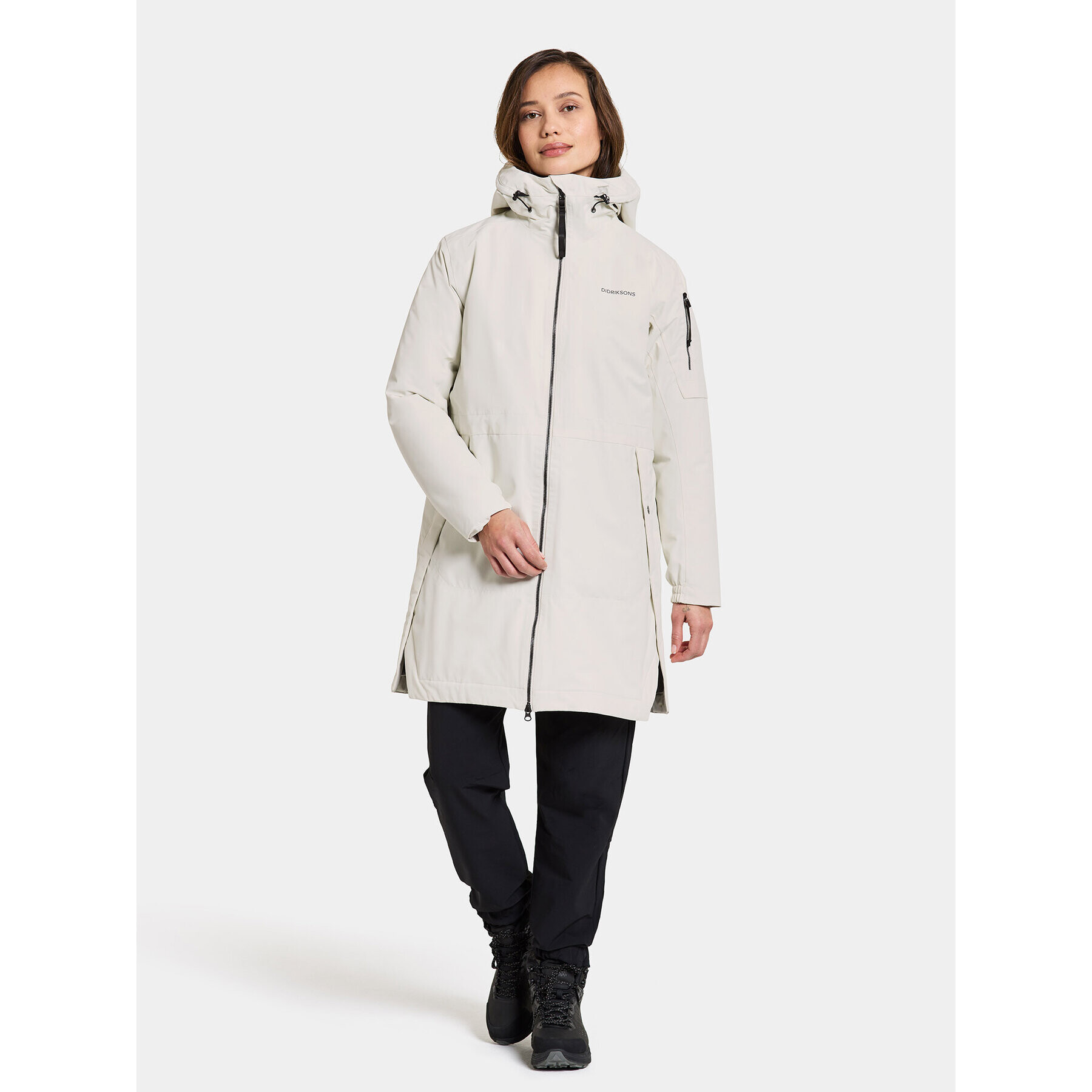 Didriksons Parka Ella Wns Parka 2 504835 Bílá Regular Fit - Pepit.cz