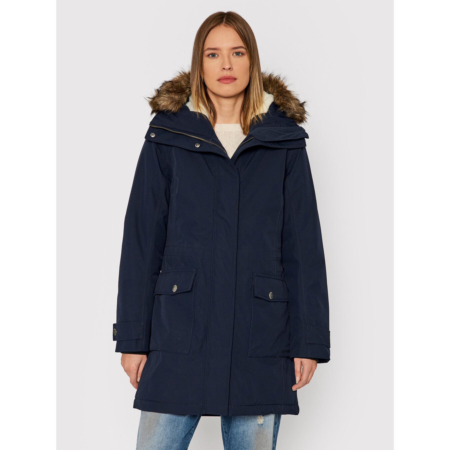 Didriksons Parka Ellen 503870 Tmavomodrá Regular Fit - Pepit.cz