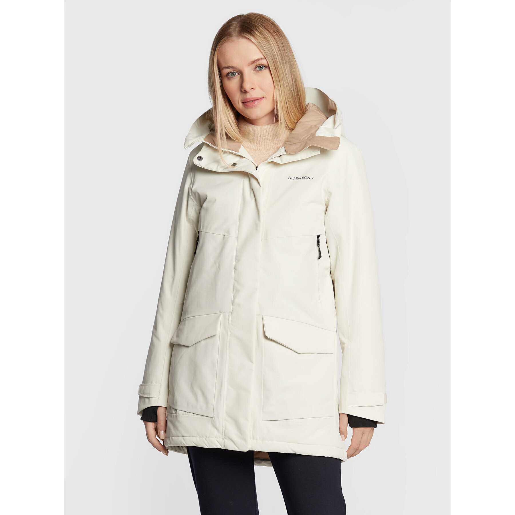 Didriksons Parka Frida 504302 Béžová Regular Fit - Pepit.cz