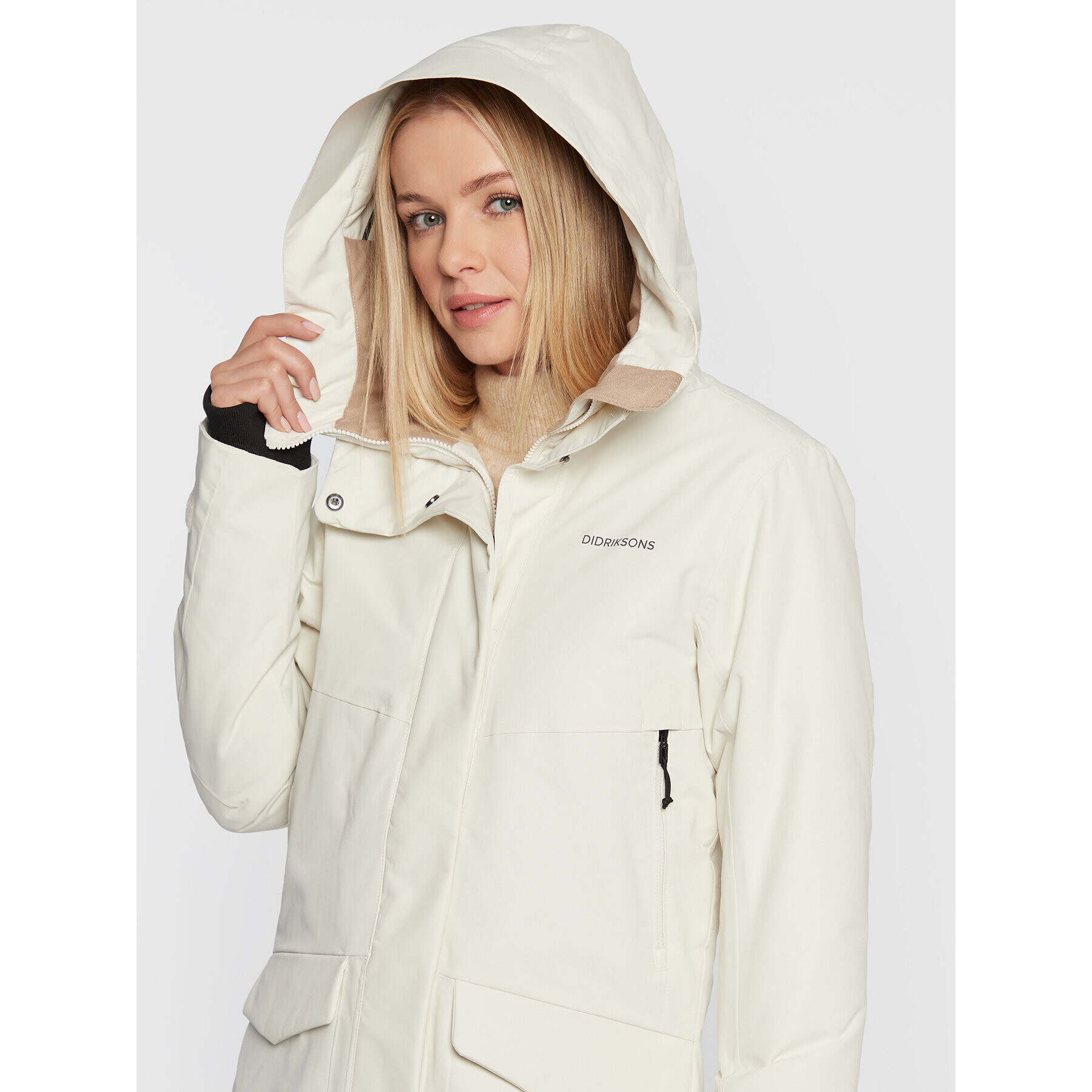 Didriksons Parka Frida 504302 Béžová Regular Fit - Pepit.cz