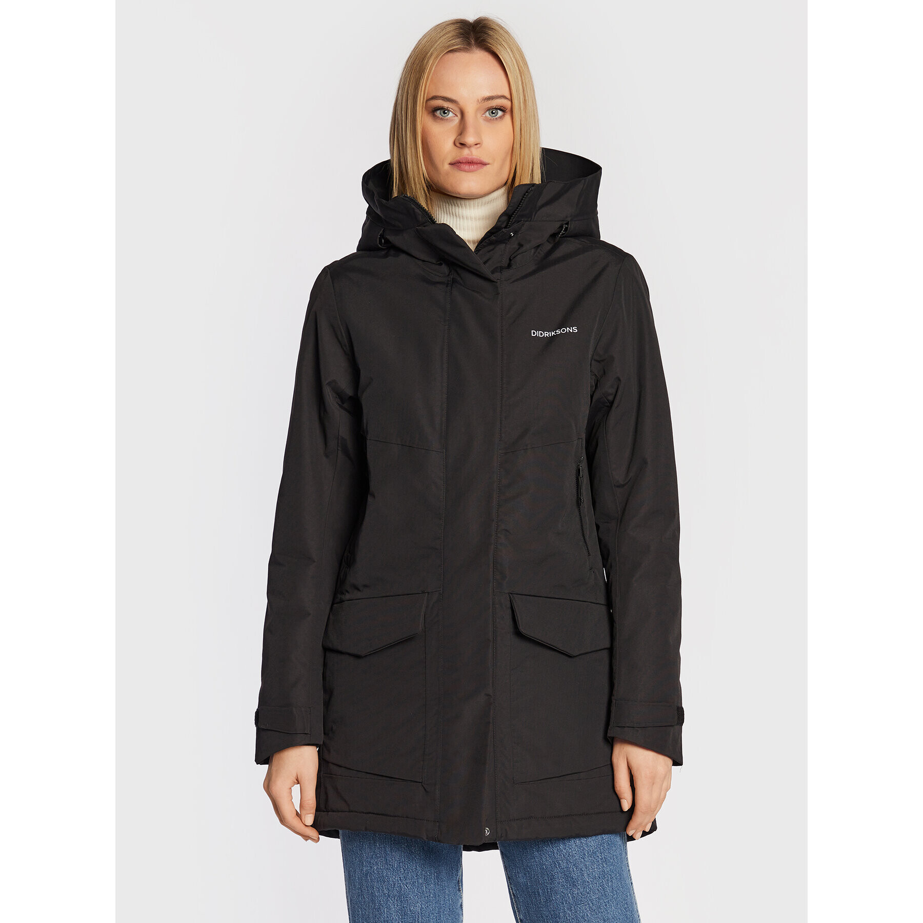 Didriksons Parka Frida 504302 Černá Regular Fit - Pepit.cz