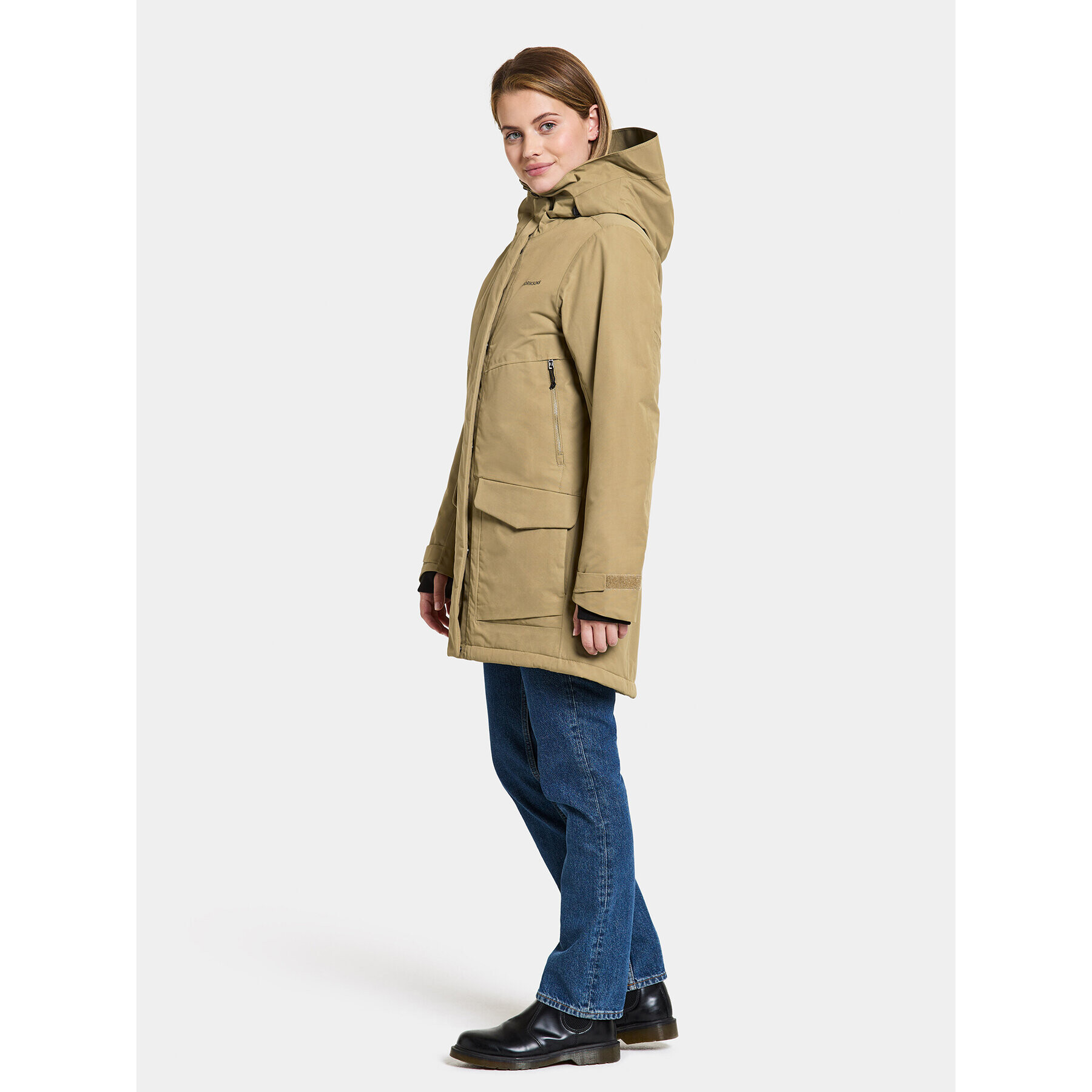 Didriksons Parka Frida Wns Parka 7 504815 Béžová Regular Fit - Pepit.cz