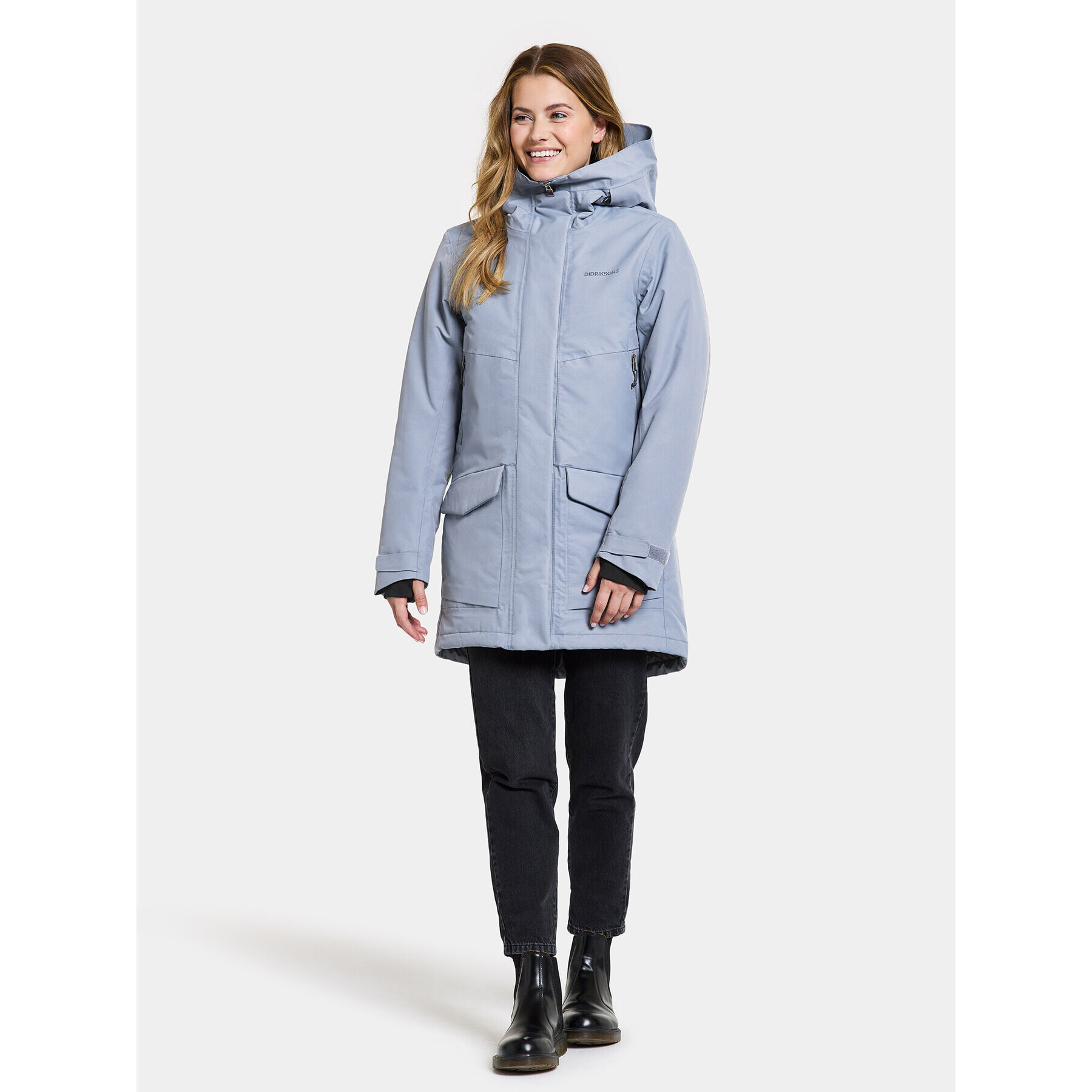 Didriksons Parka Frida Wns Parka 7 504815 Modrá Regular Fit - Pepit.cz