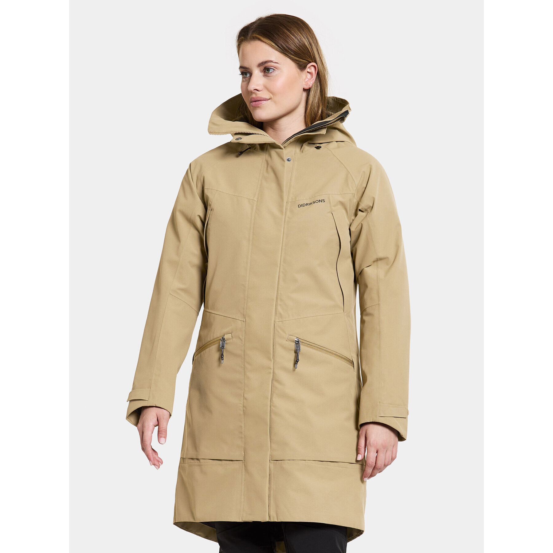 Didriksons Parka Ilma Wns Parka 8 504813 Béžová Regular Fit - Pepit.cz