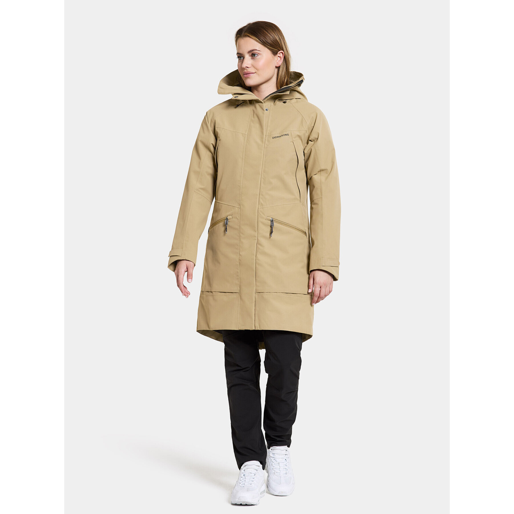 Didriksons Parka Ilma Wns Parka 8 504813 Béžová Regular Fit - Pepit.cz