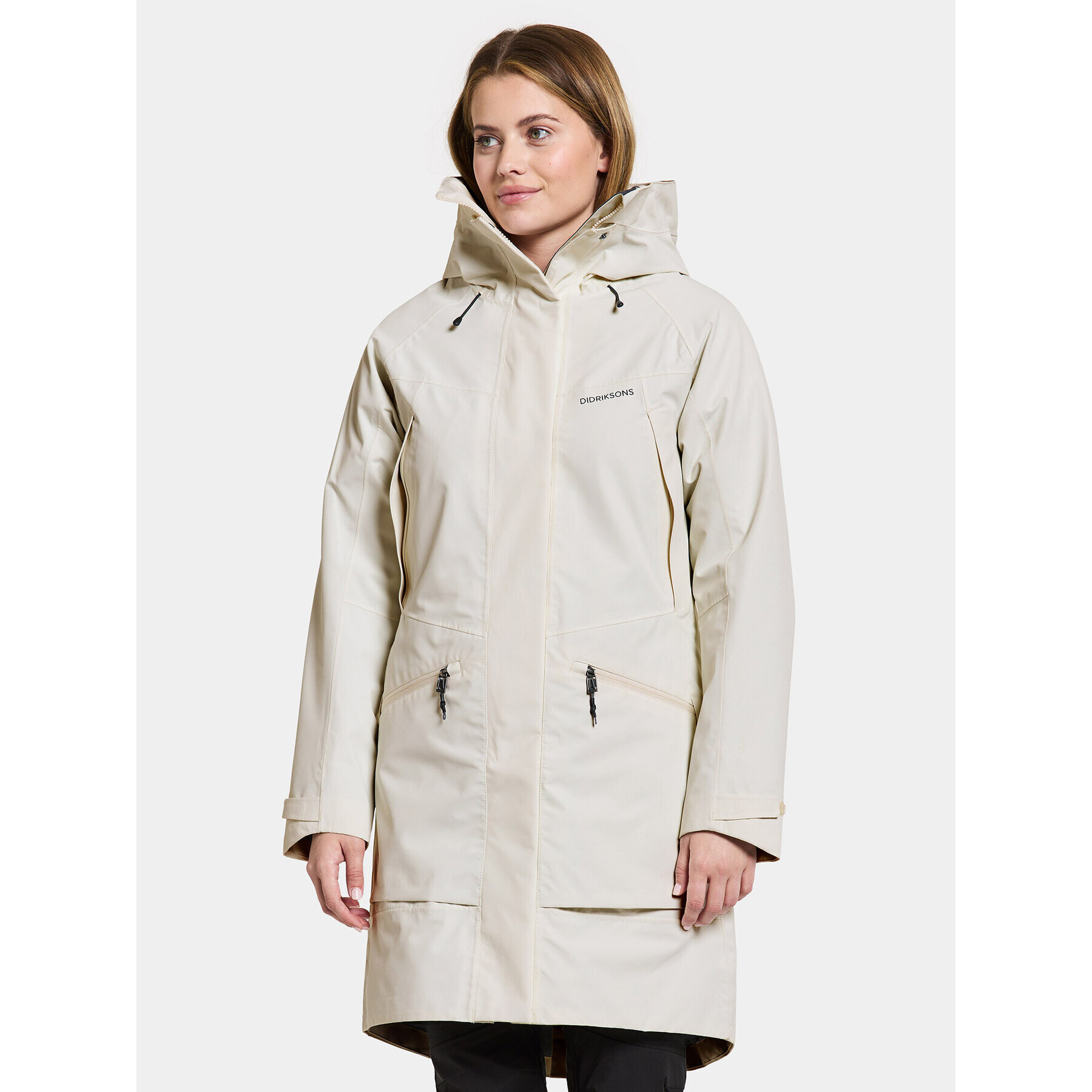 Didriksons Parka Ilma Wns Parka 8 504813 Bílá Regular Fit - Pepit.cz