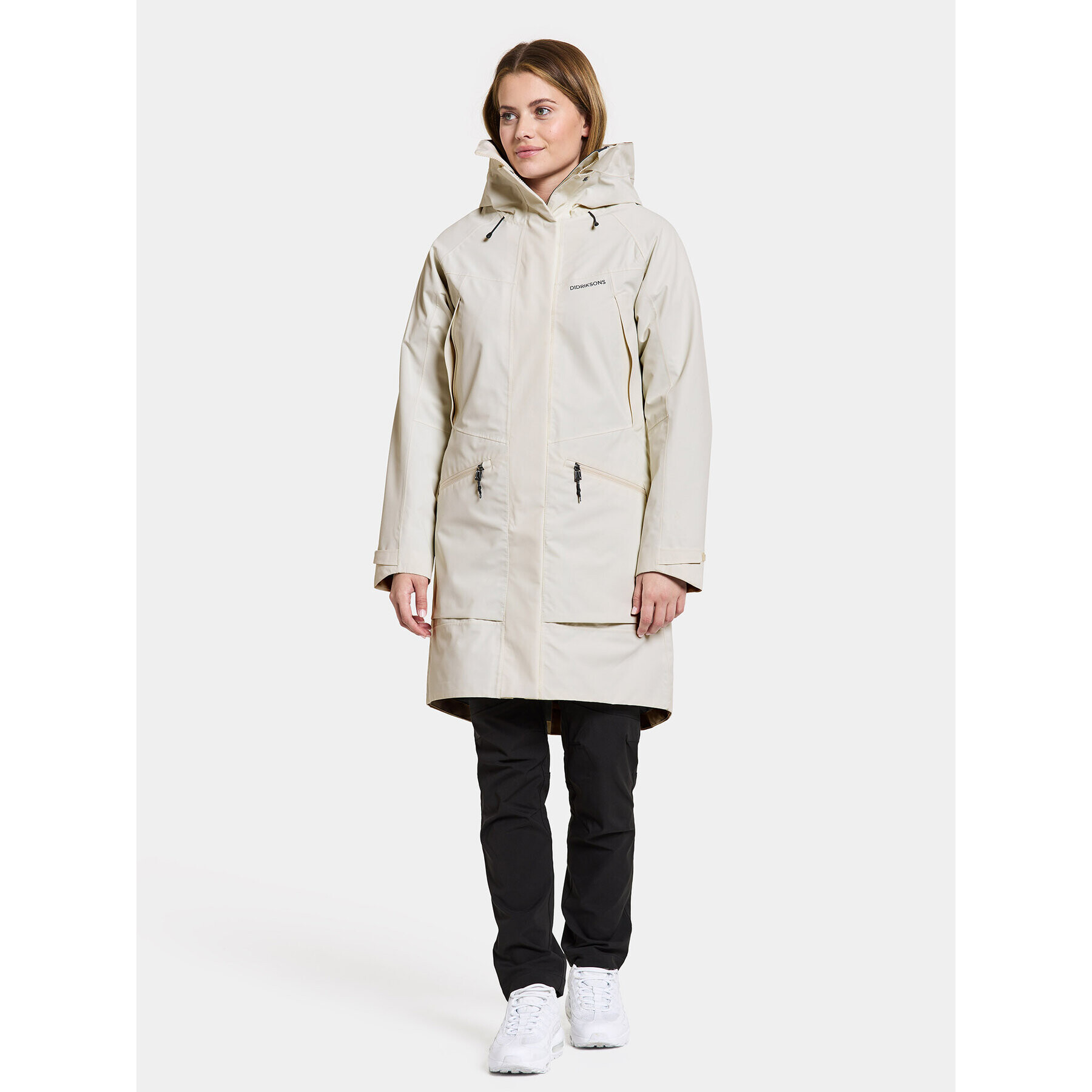 Didriksons Parka Ilma Wns Parka 8 504813 Bílá Regular Fit - Pepit.cz