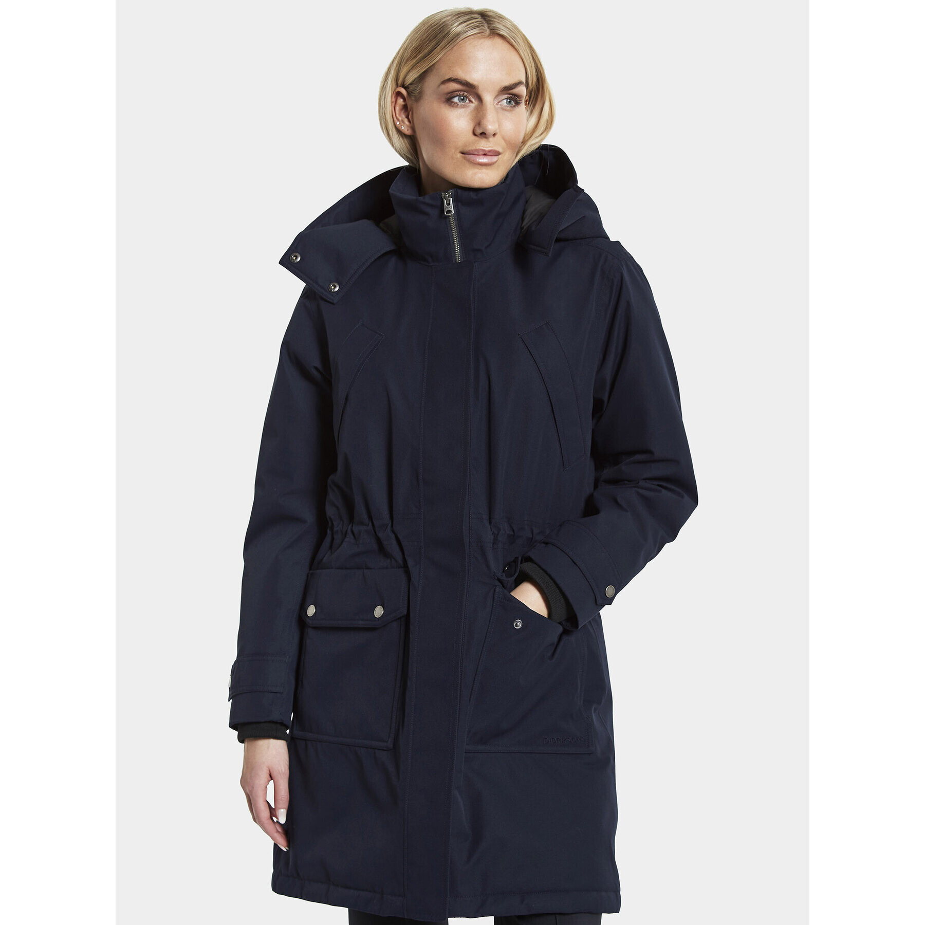 Didriksons Parka Lene 504261 Tmavomodrá Relaxed Fit - Pepit.cz