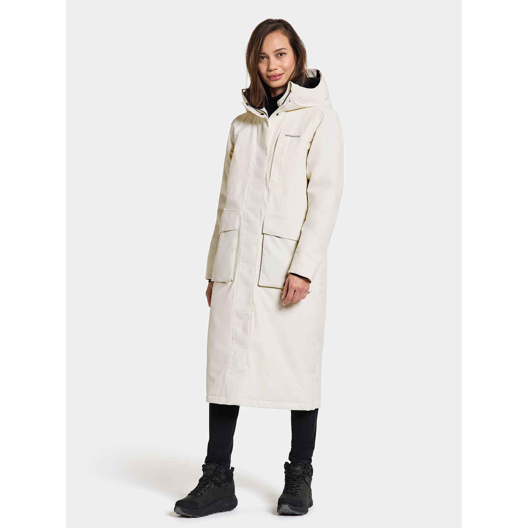 Didriksons Parka Leya Wns Parka L 3 504846 Bílá Regular Fit - Pepit.cz