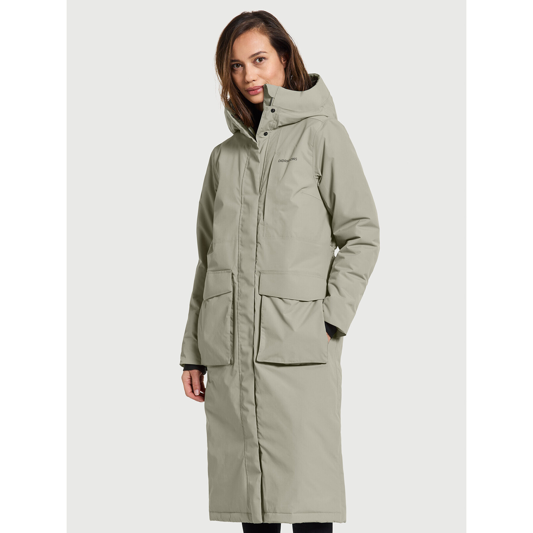 Didriksons Parka Leya Wns Parka L 3 504846 Zelená Regular Fit - Pepit.cz