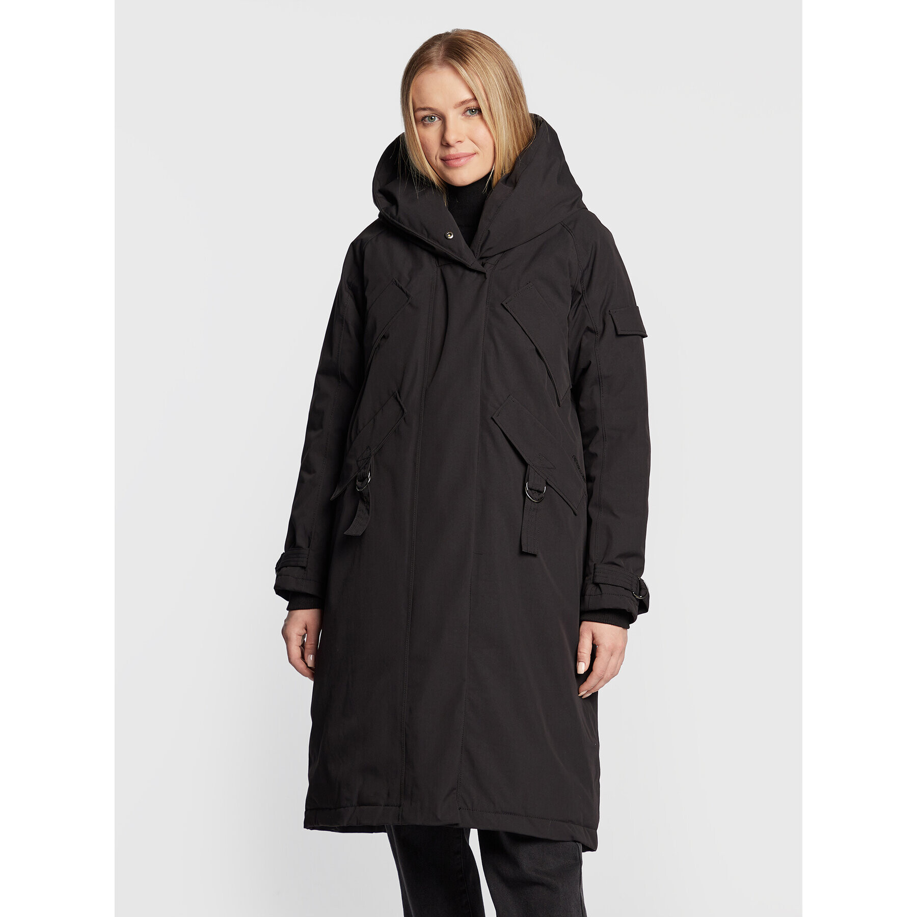 Didriksons Parka Li 504490 Černá Relaxed Fit - Pepit.cz