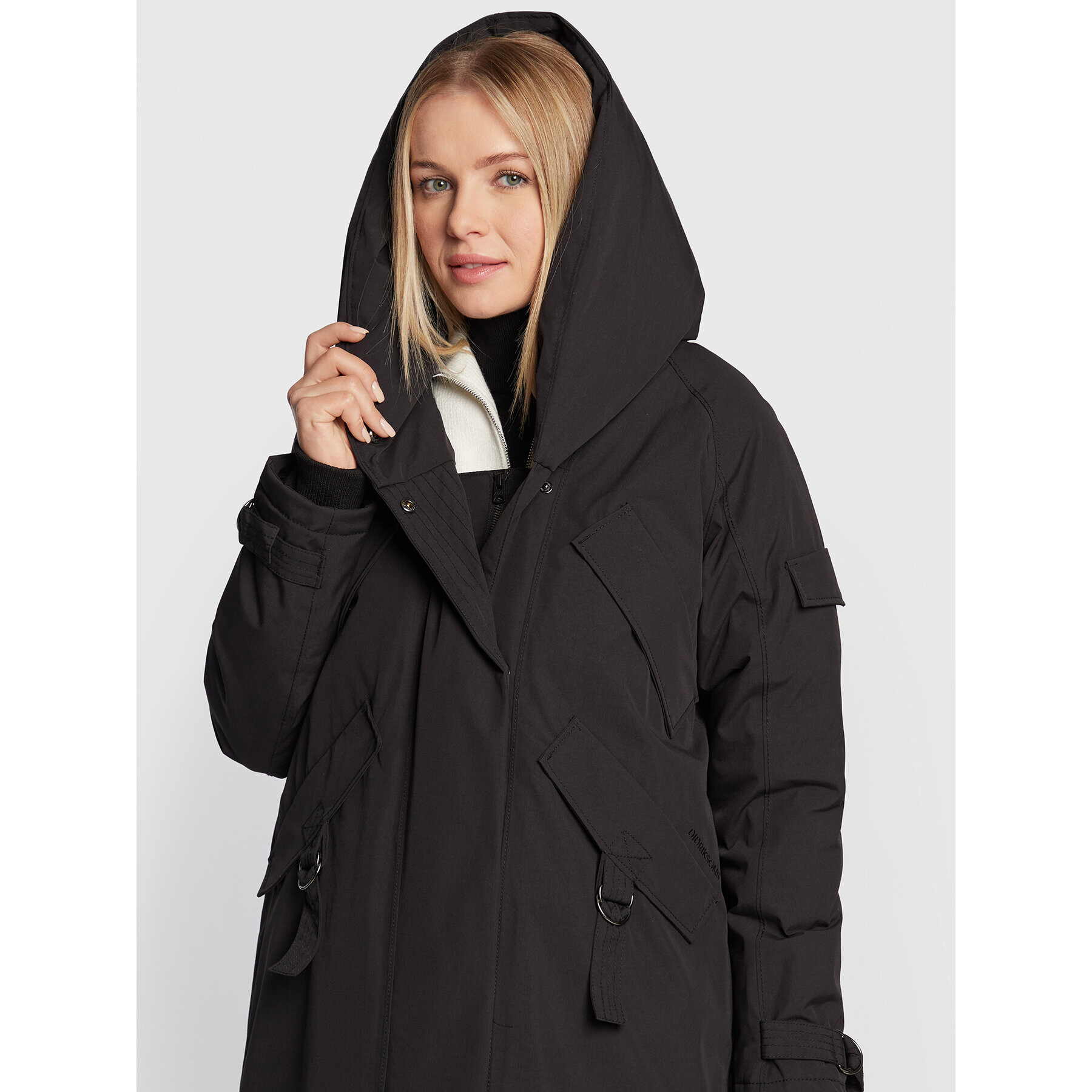 Didriksons Parka Li 504490 Černá Relaxed Fit - Pepit.cz