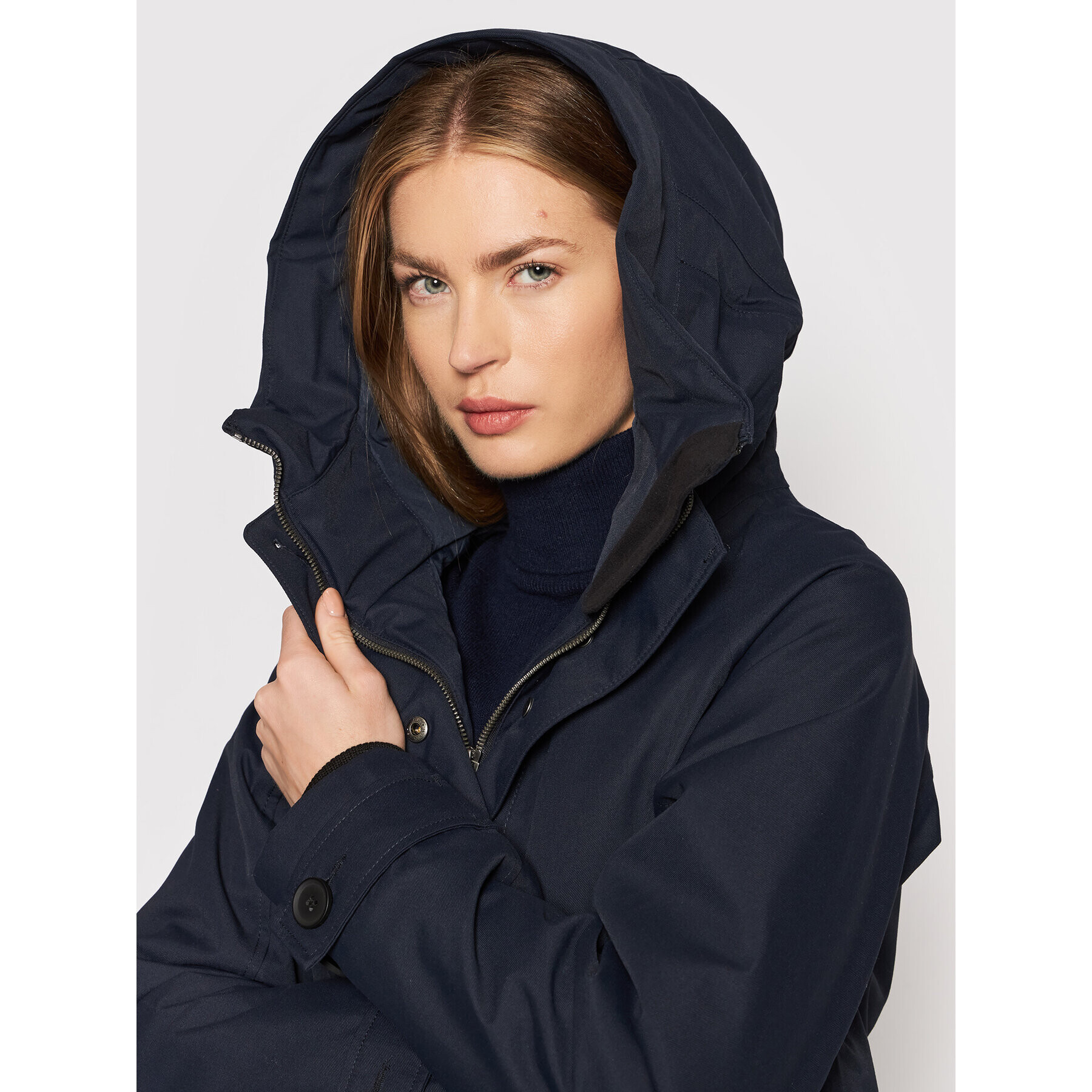 Didriksons Parka Luna 503907 Tmavomodrá Regular Fit - Pepit.cz