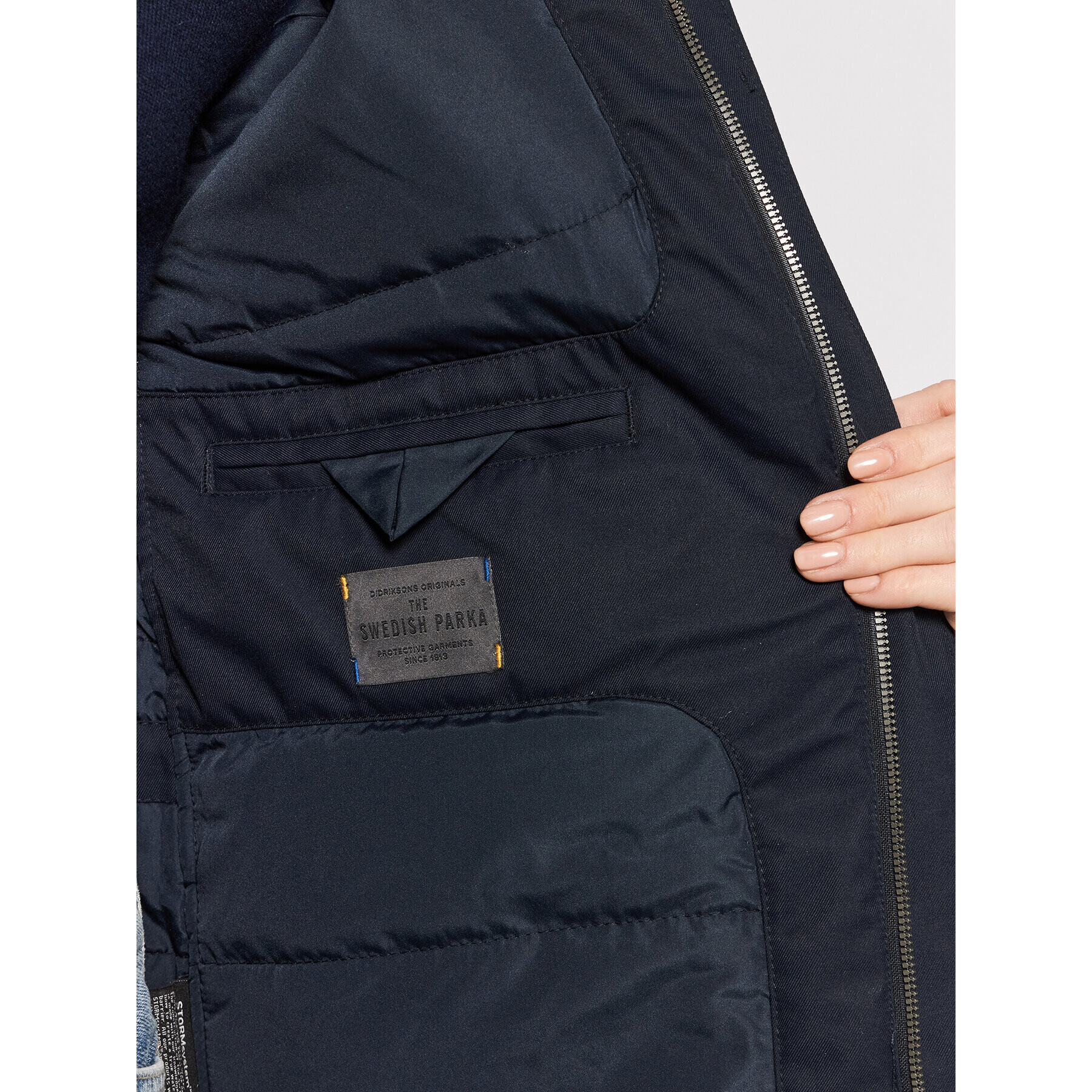 Didriksons Parka Luna 503907 Tmavomodrá Regular Fit - Pepit.cz