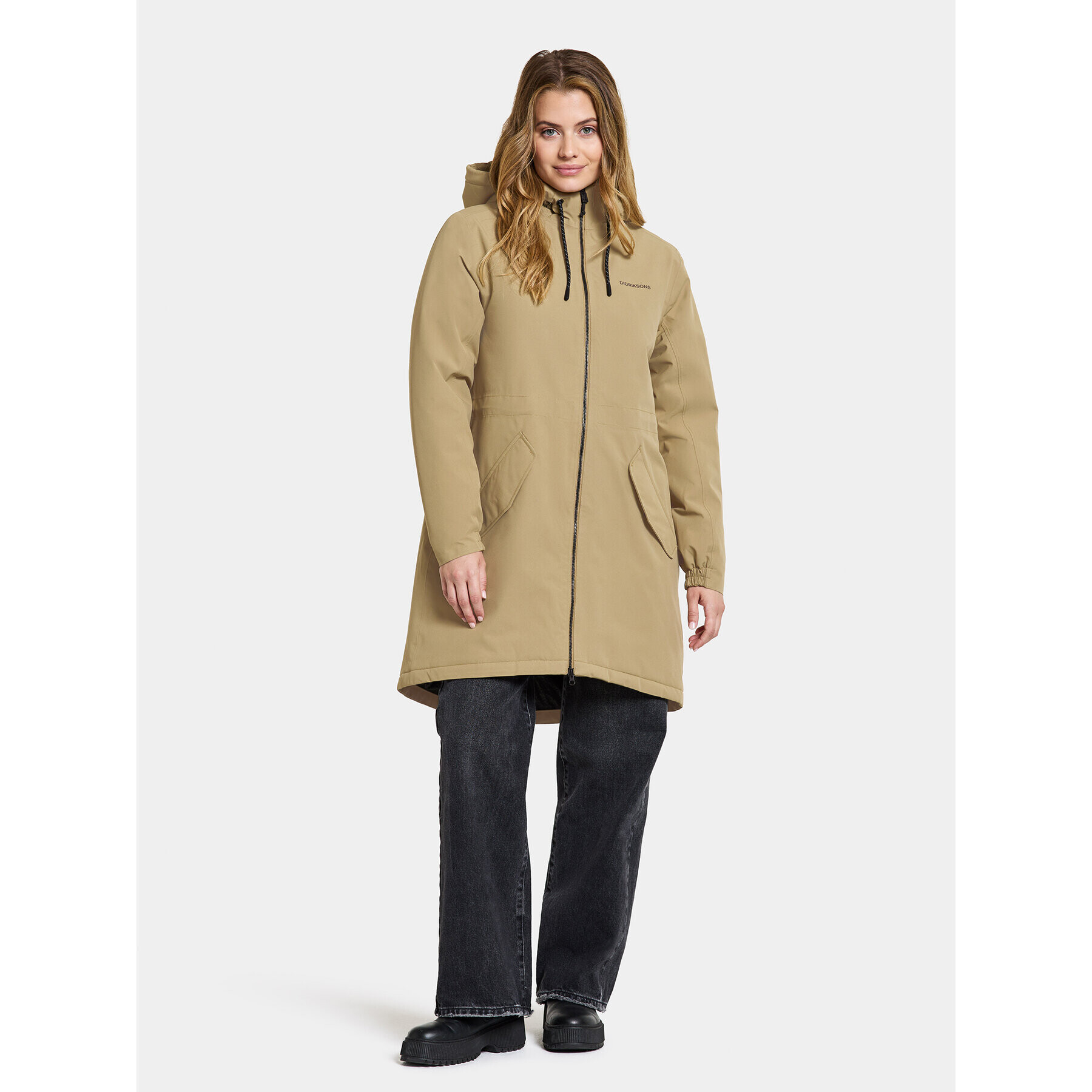 Didriksons Parka Marta-Lisa Wns Prk 2 504823 Béžová Regular Fit - Pepit.cz