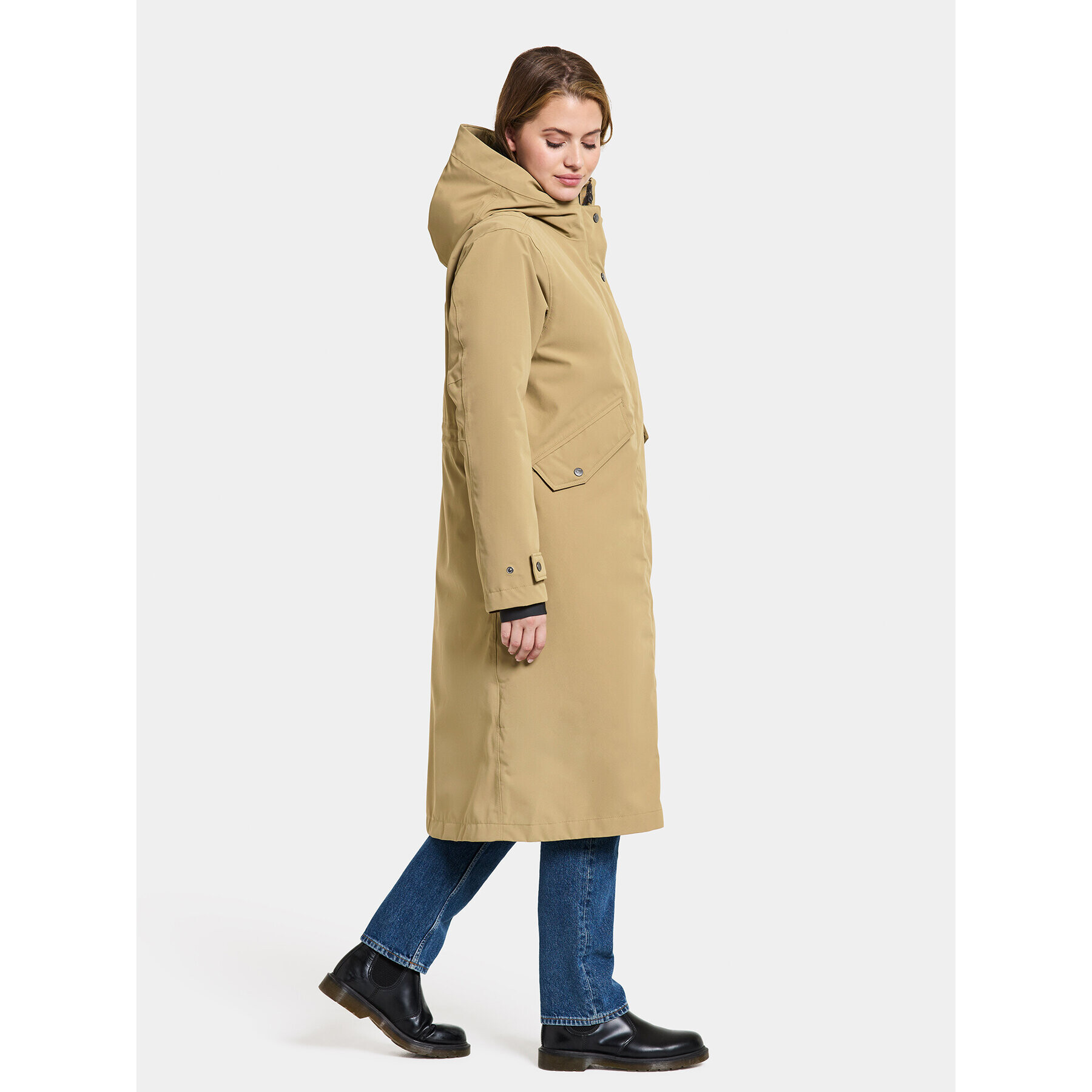 Didriksons Parka Mia Wns Parka L 504828 Béžová Regular Fit - Pepit.cz