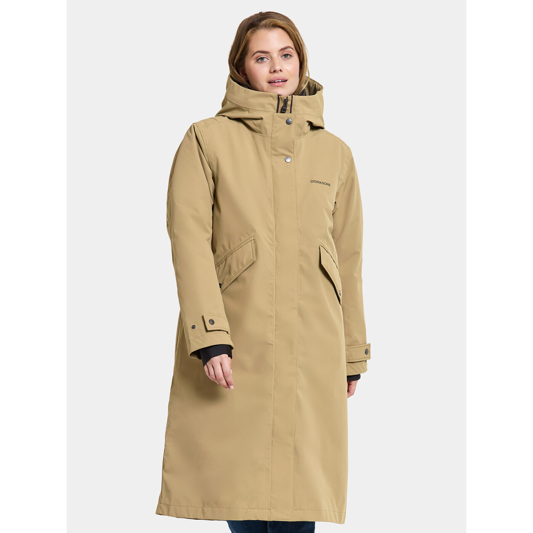 Didriksons Parka Mia Wns Parka L 504828 Béžová Regular Fit - Pepit.cz