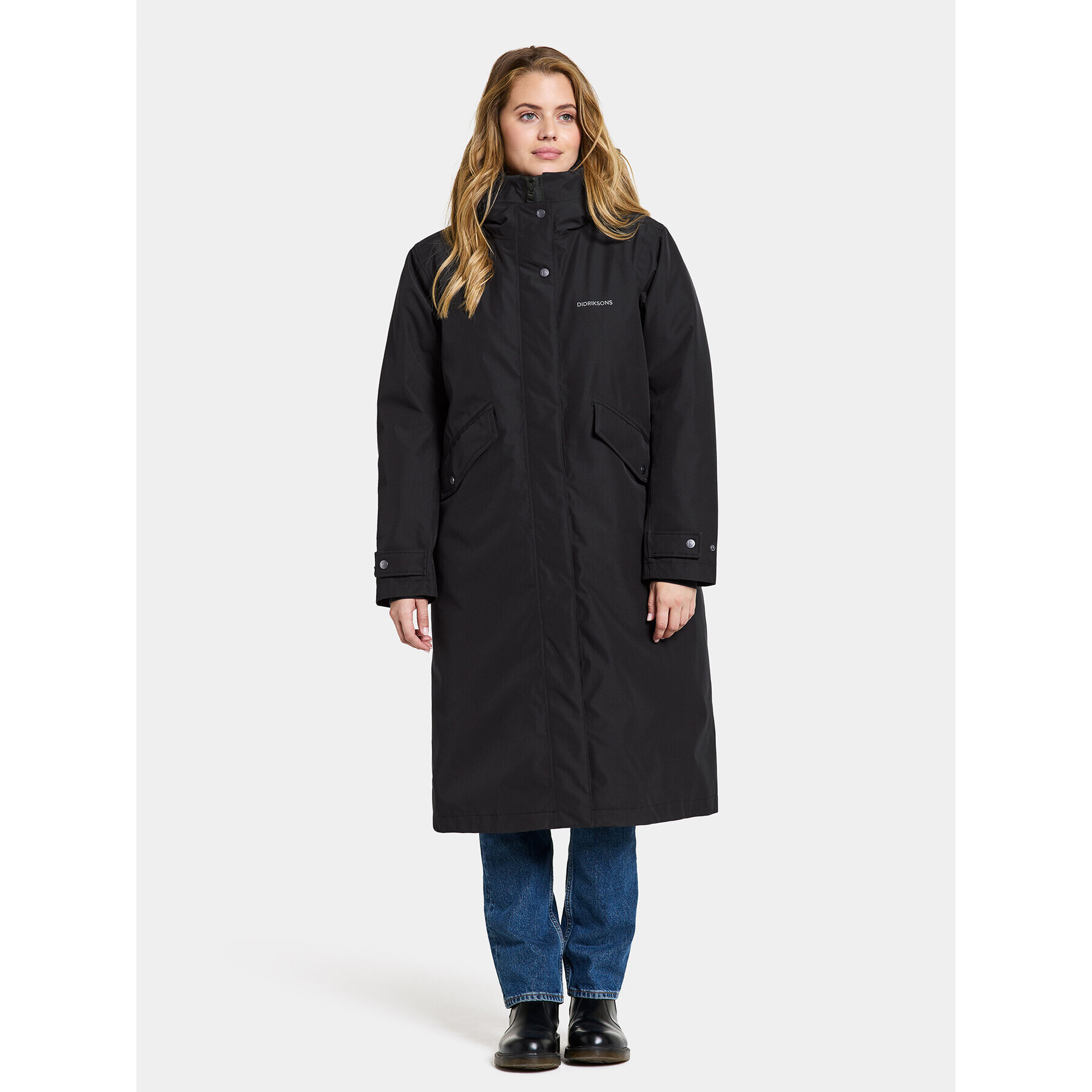 Didriksons Parka Mia Wns Parka L 504828 Černá Regular Fit - Pepit.cz