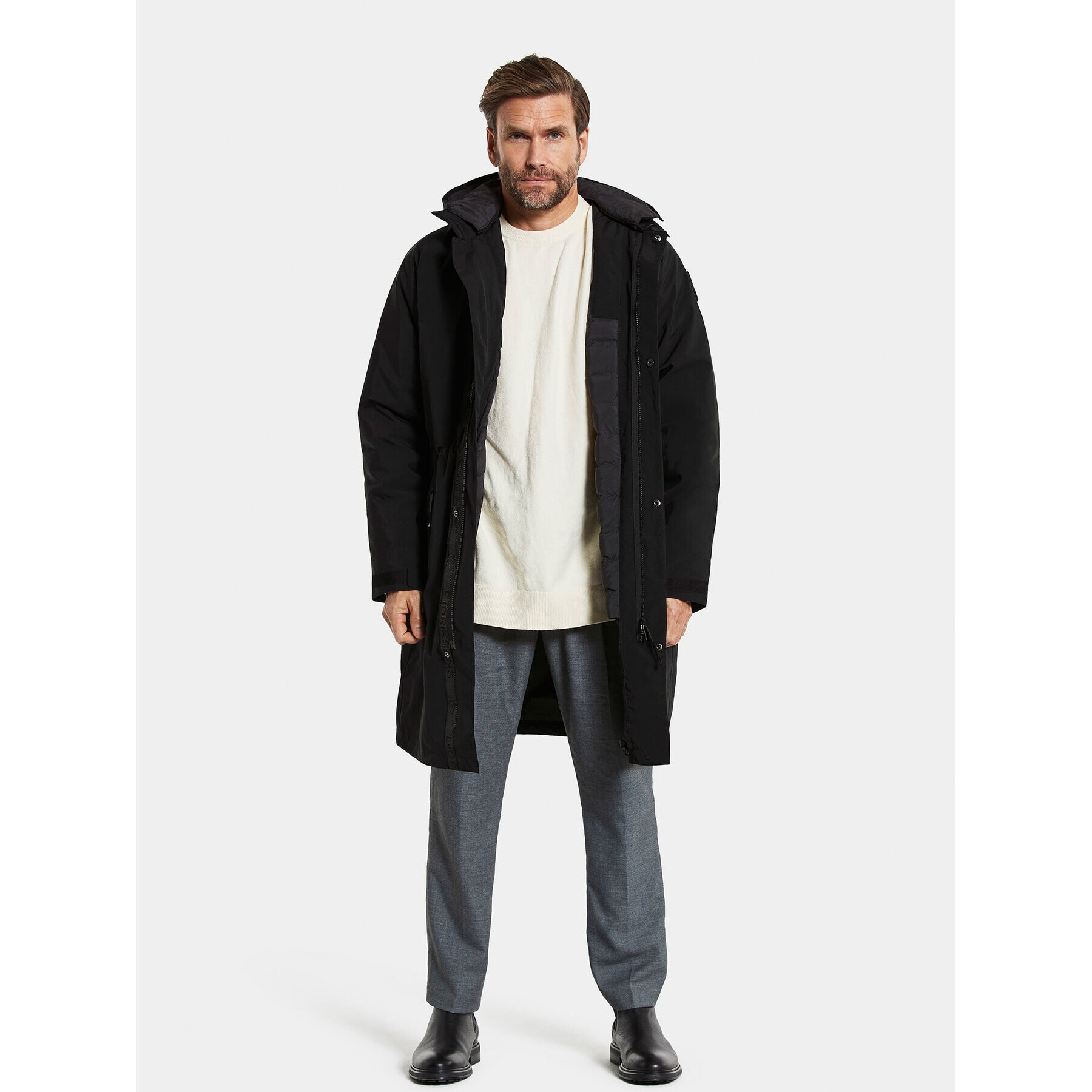 Didriksons Parka Mimir 504263 Černá Regular Fit - Pepit.cz